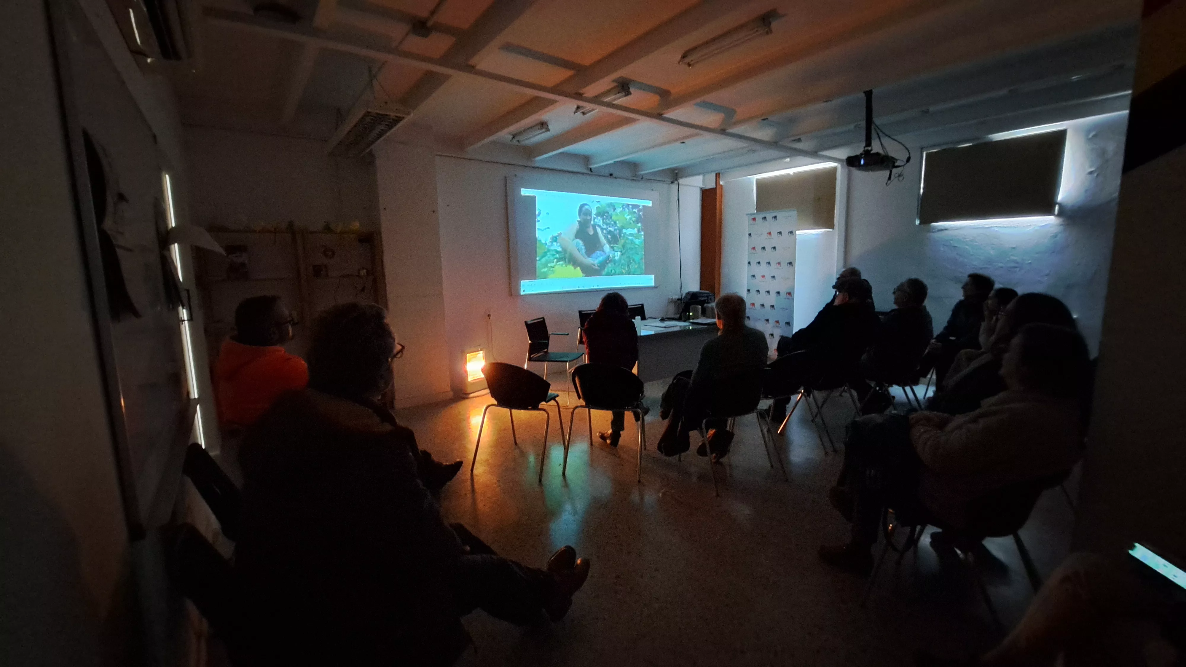 Proyección sobre el proyecto de Nahuizalco.