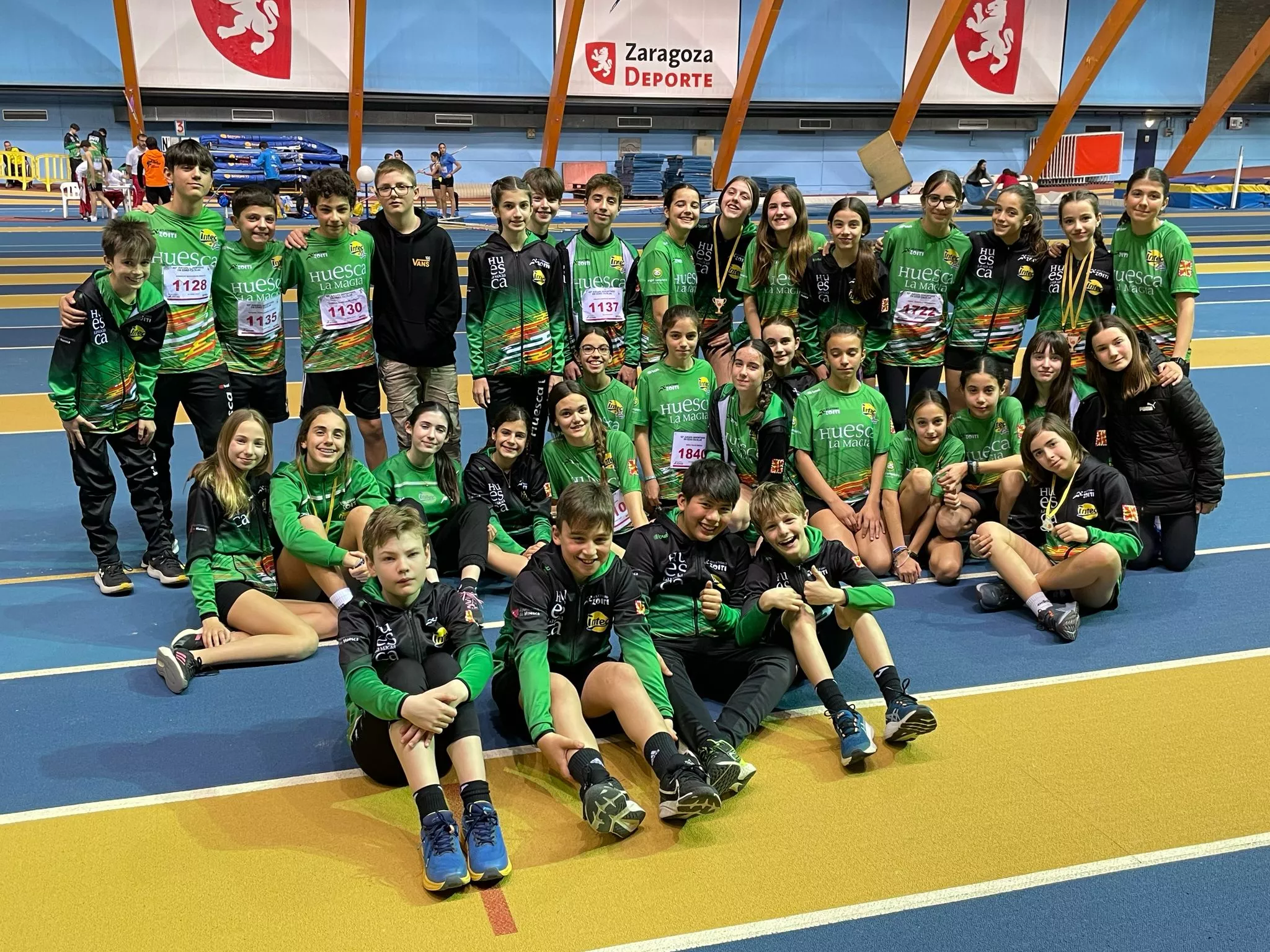 Intec-Zoiti tuvo la mayor representación en el Campeonato de Aragón Sub-14