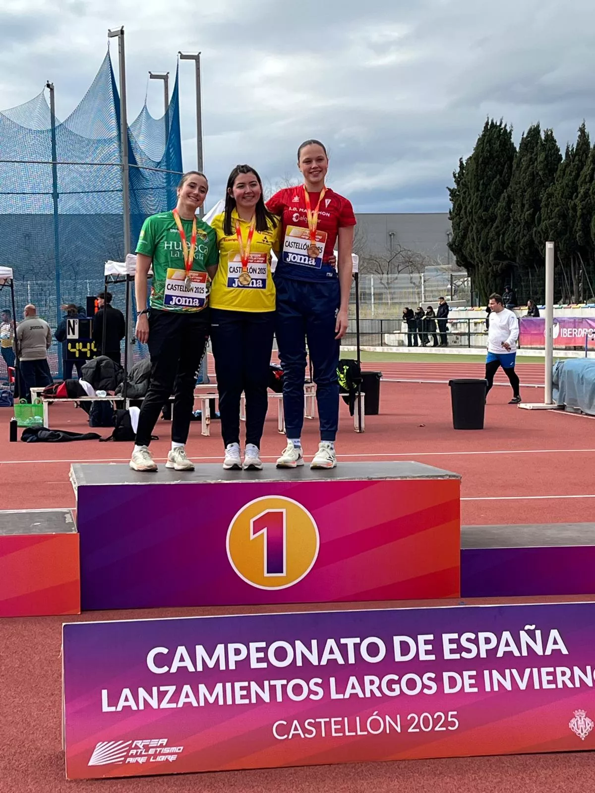 María Laguarta, subcampeona de España de jabalina.