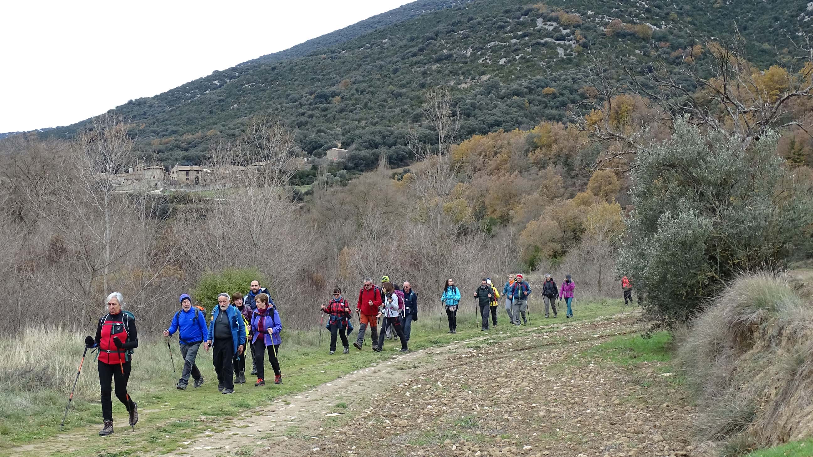 Ruta por Morrano–Pedruel–Puente Pedruel–Rodellar de Peña Guara. Foto A. Zazo