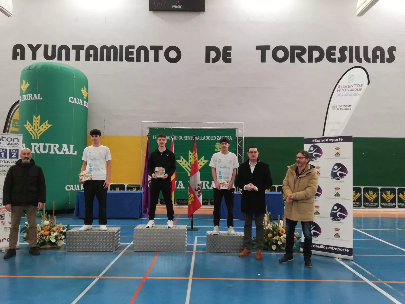 Podio individual Sub-19 con Alejandro Gállego campeón