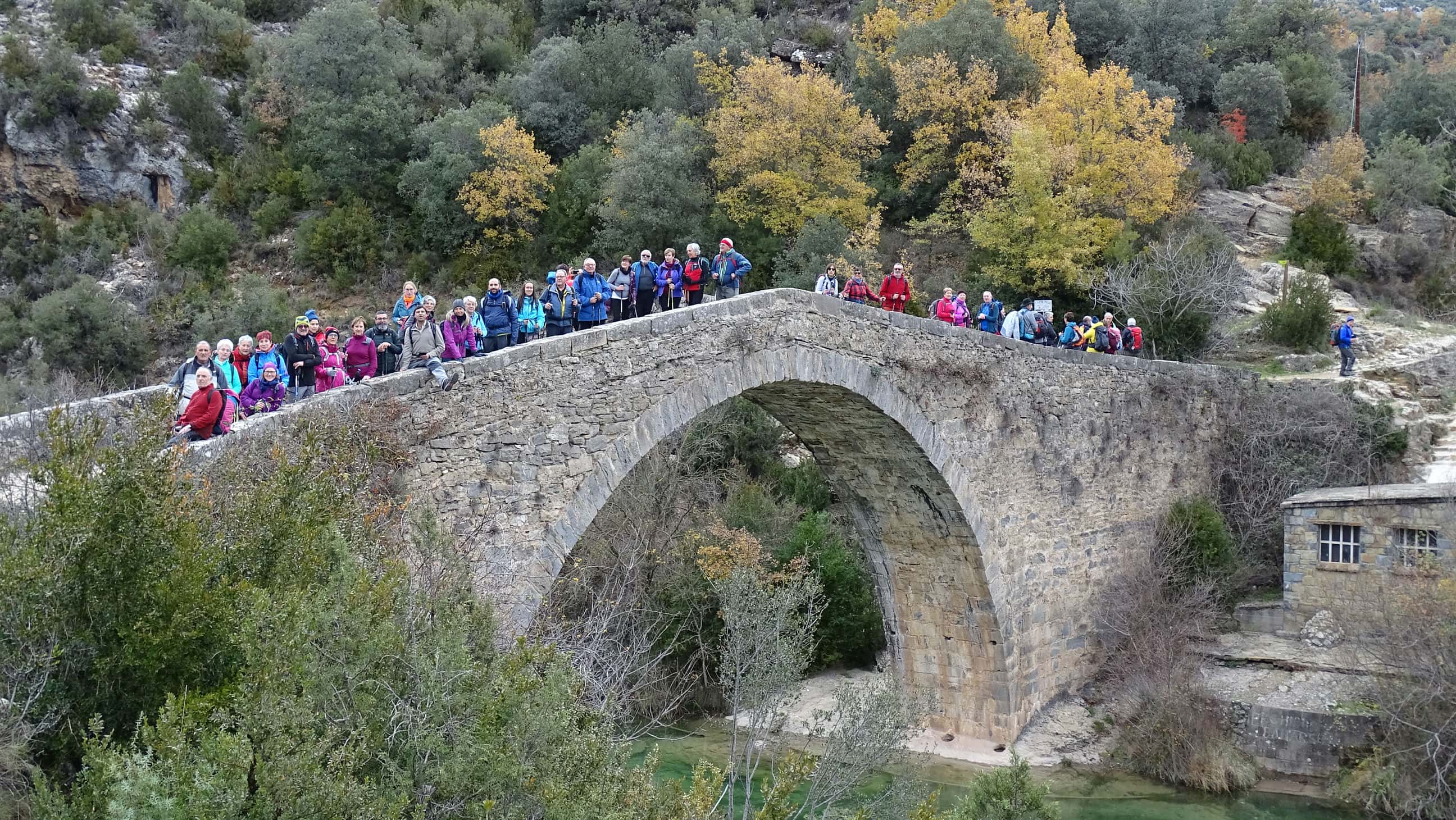 Ruta por Morrano–Pedruel–Puente Pedruel–Rodellar de Peña Guara. Foto A. Zazo