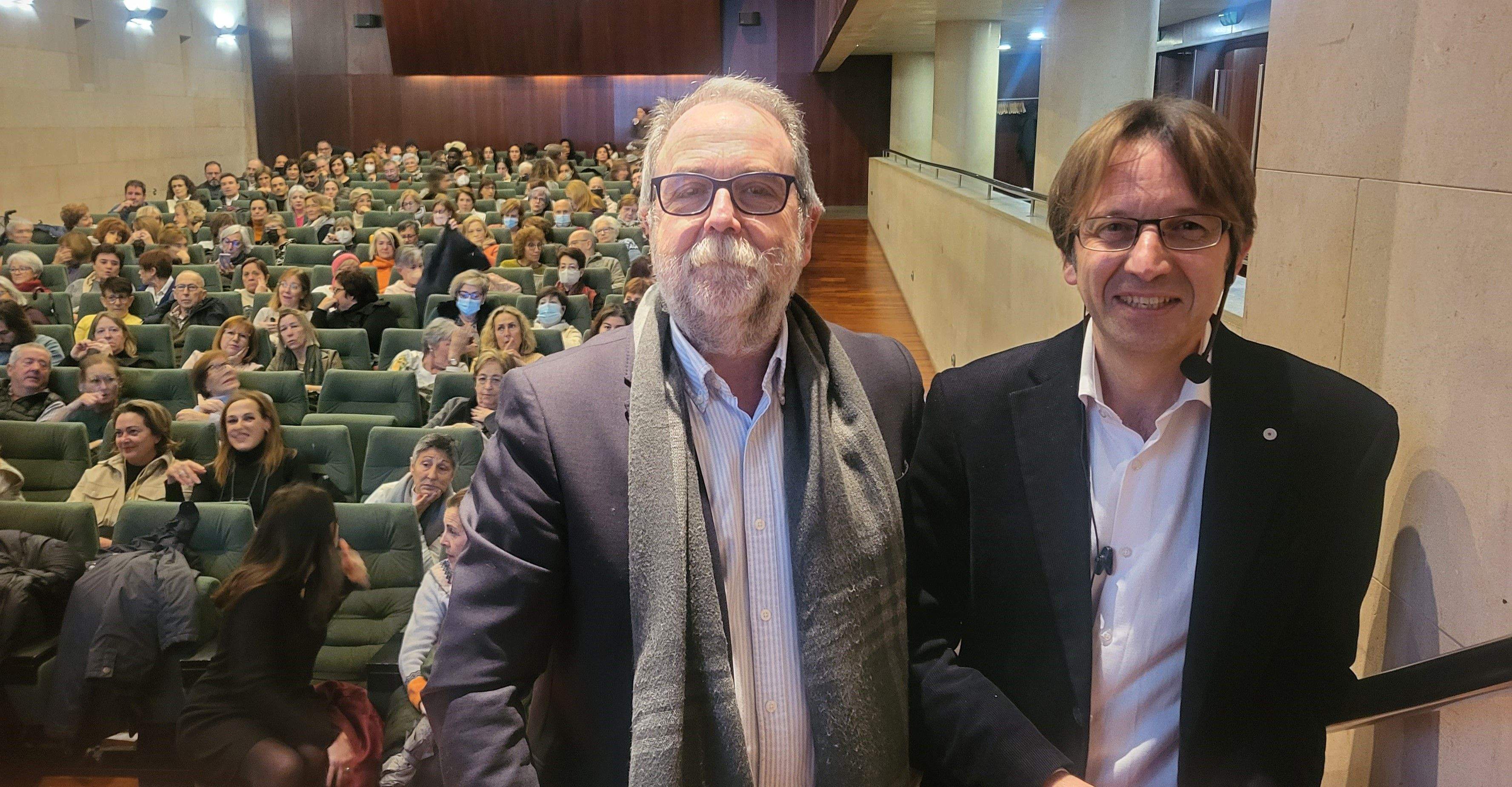 José Manuel Ramón y Cajal y Javier Olivera. Foto Myriam Martínez