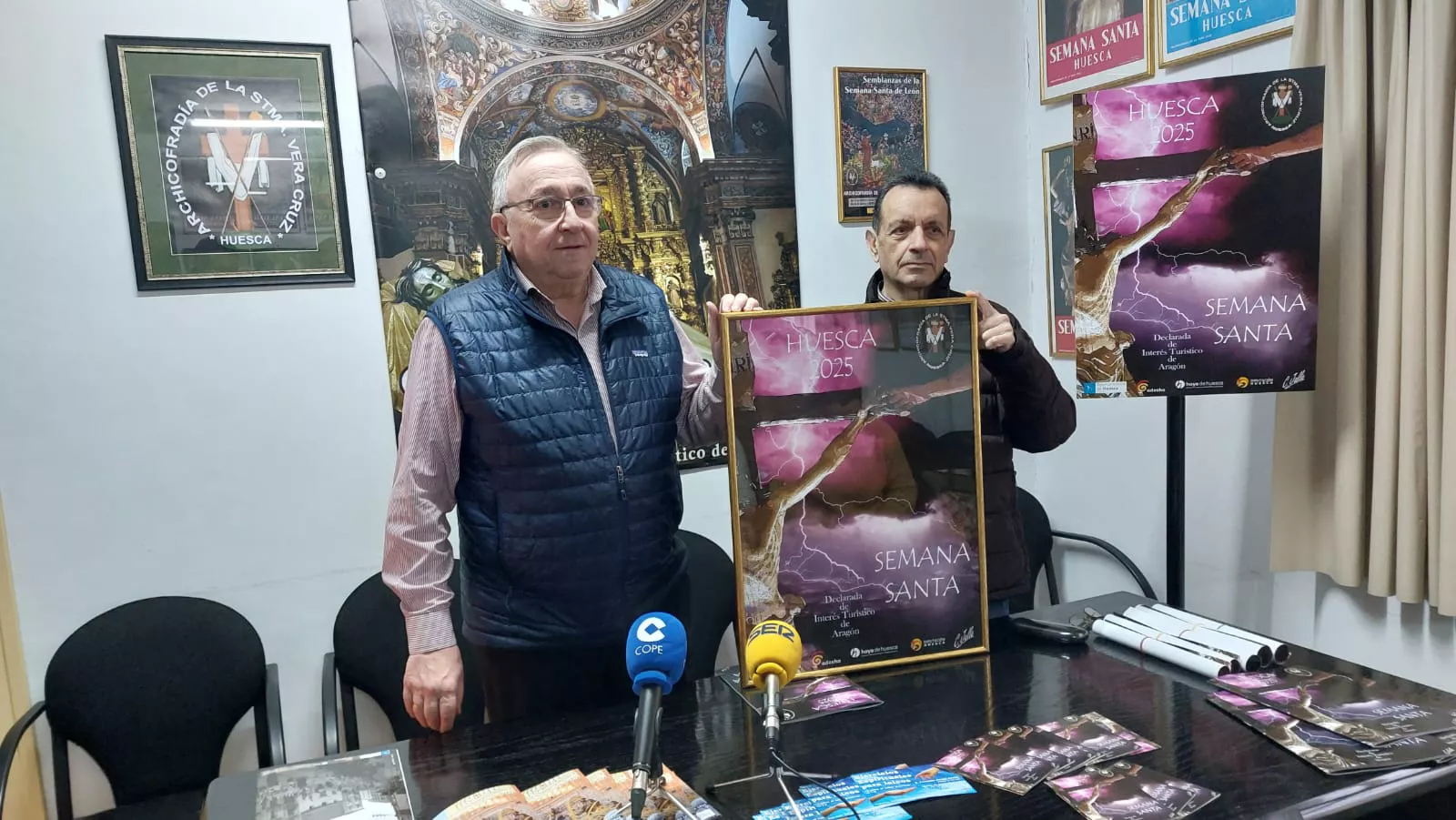 Presentación de la Semana Santa de Huesca 2025. Foto Javier García Antón