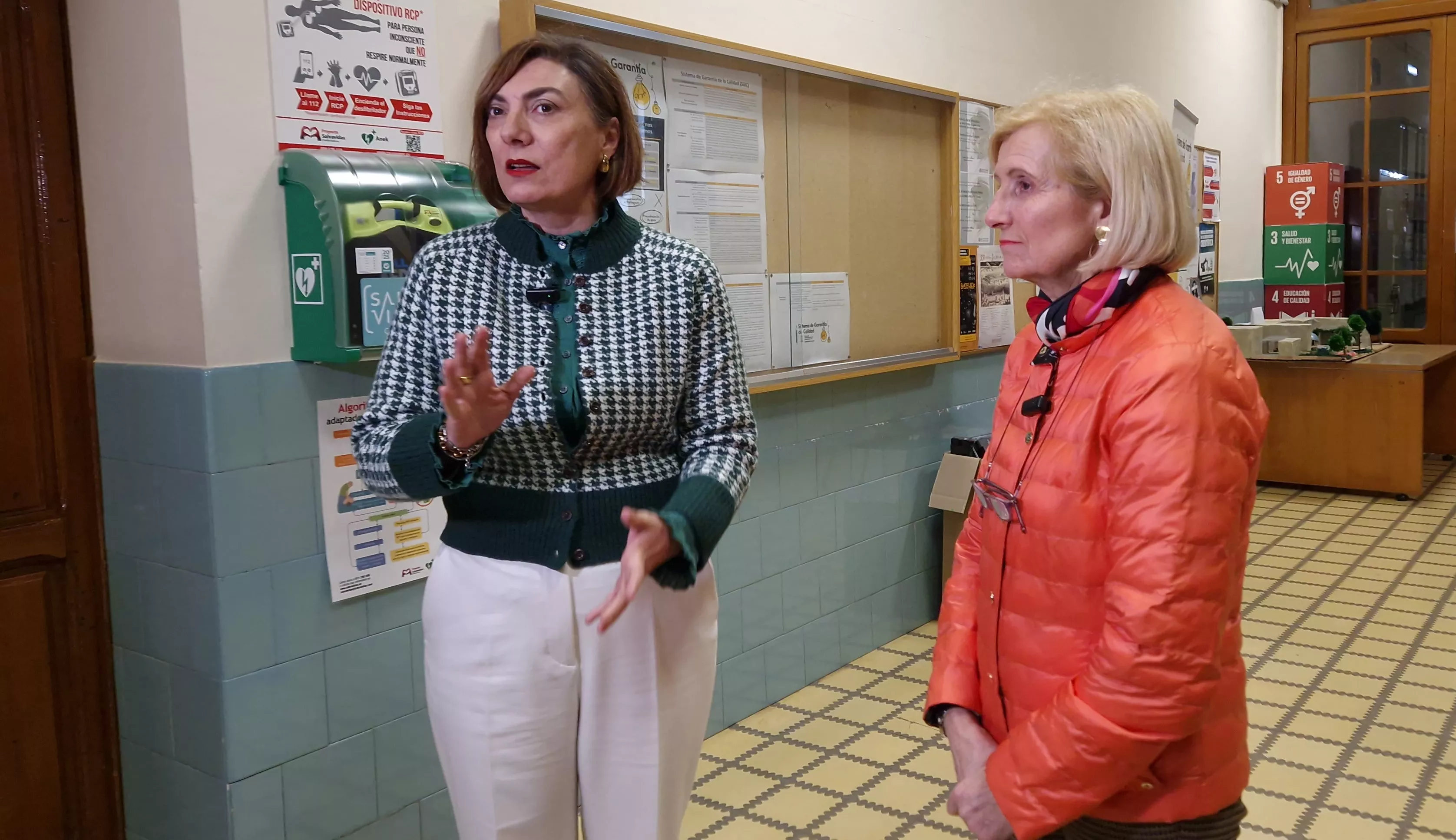 María Victoria Alquézar y Nieves Doz. Foto Myriam Martínez