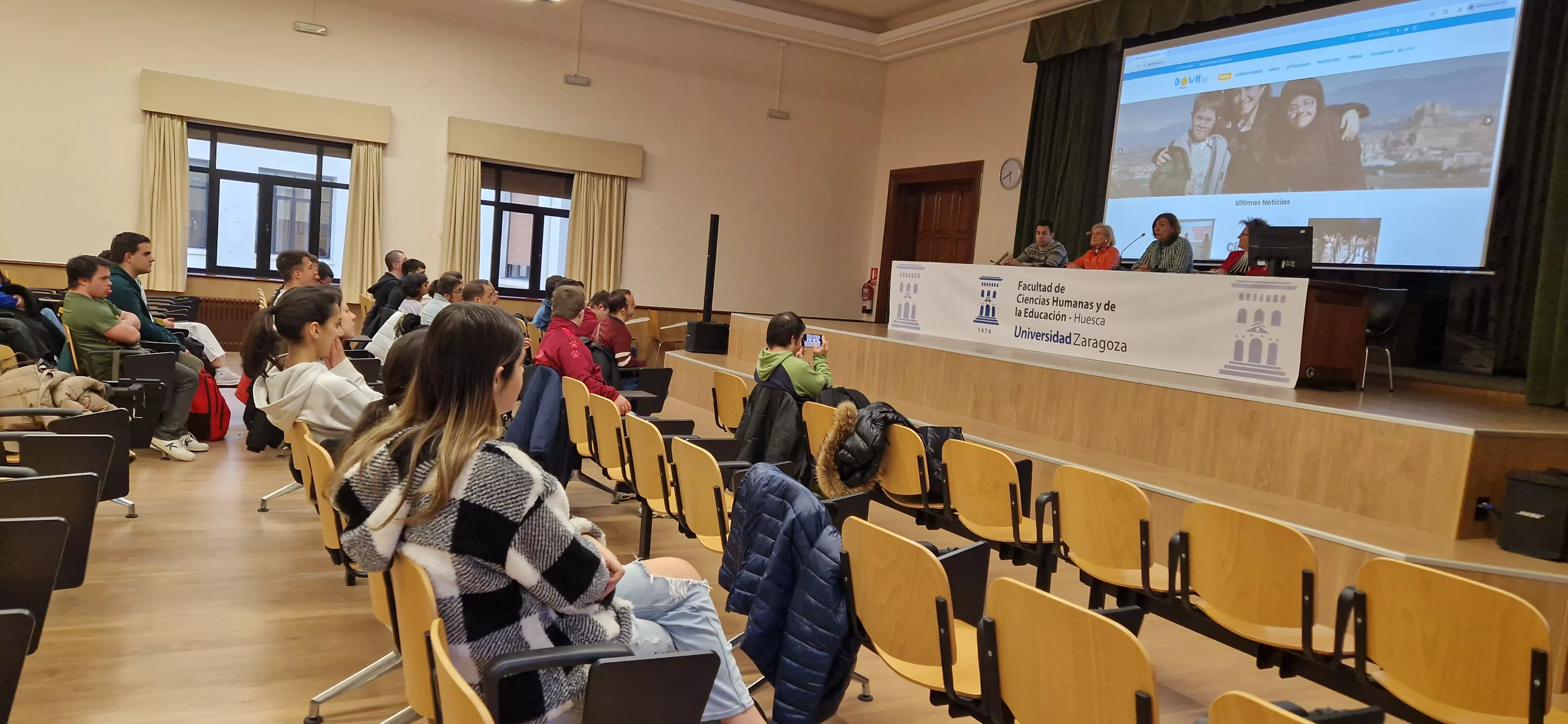  "Campus para la Inclusión" de Down Huesca y la Facultad de Ciencias Humanas y de la Educación. Foto Myriam Martínez