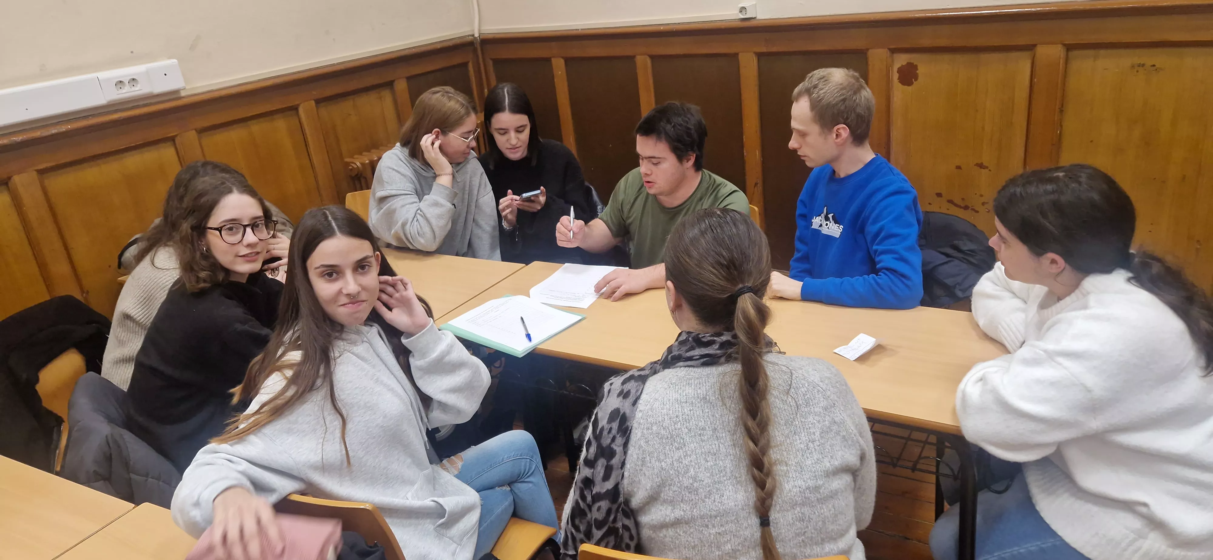 "Campus para la Inclusión" de Down Huesca y la Facultad de Ciencias Humanas y de la Educación. Foto Myriam Martínez "Campus para la Inclusión" de Down Huesca y la Facultad de Ciencias Humanas y de la Educación. Foto Myriam Martínez