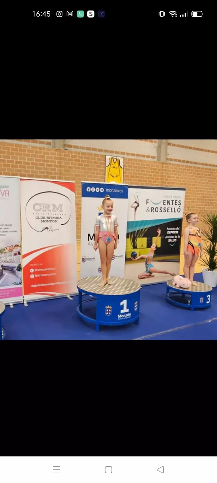 Sofía Poara 1° prebenjamín intercomarcal. CRMonzon