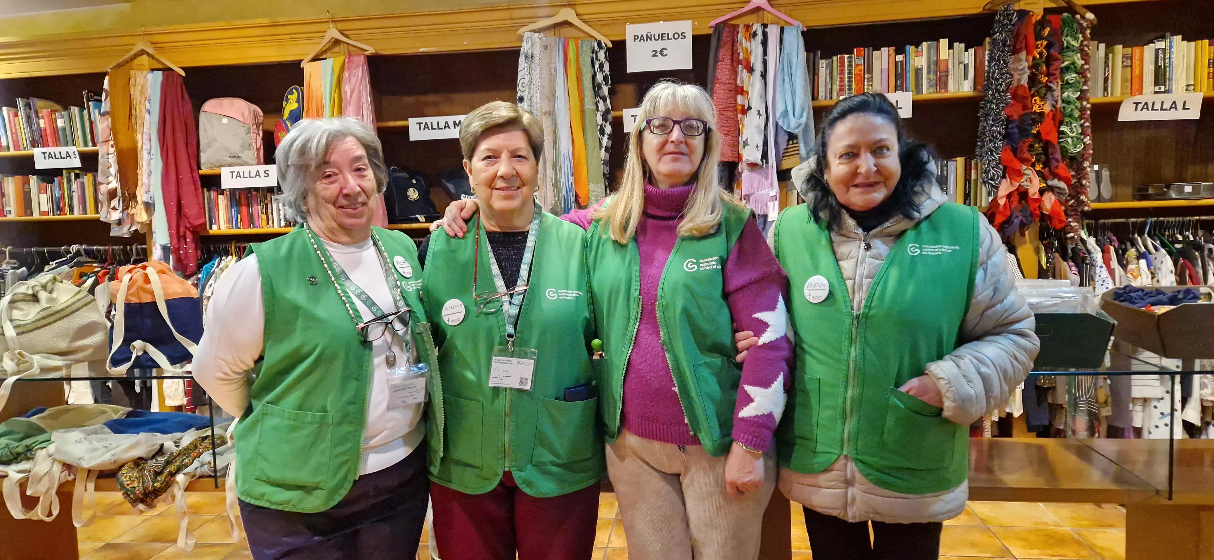 Voluntarias de la AECC Huesca. Foto Myriam Martínez