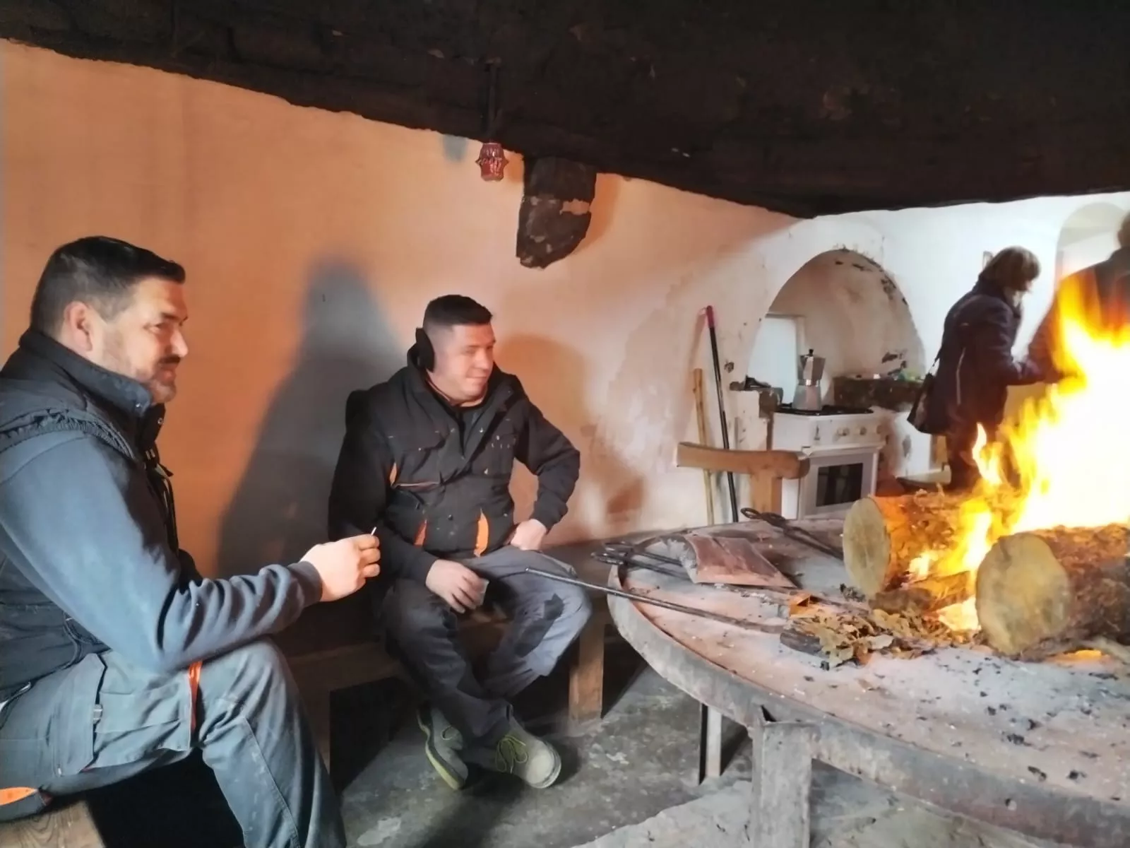 Colocación de la campana María de El Rosario en el Santuario de San Úrbez en Nocito