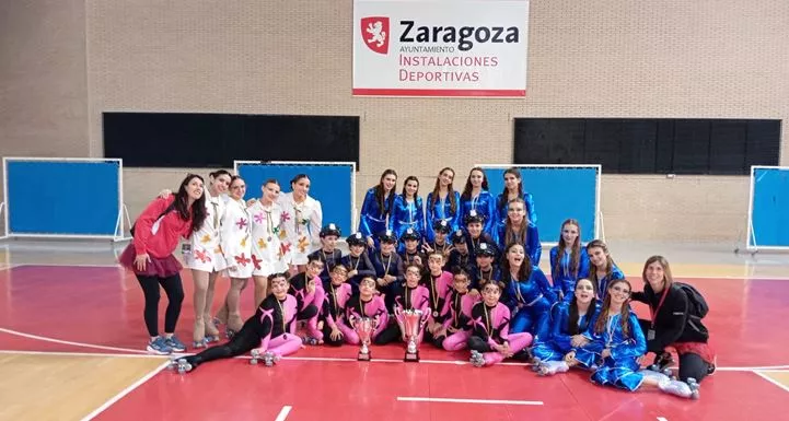 El Club Patín Huesca en Zaragoza.