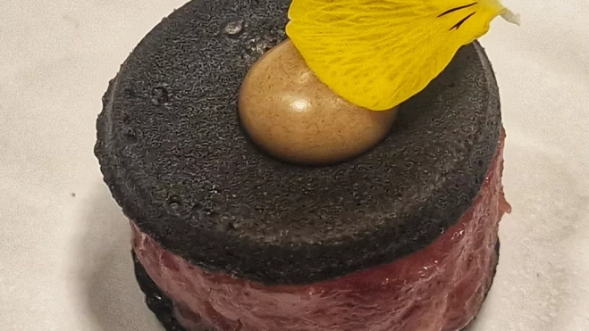 Un plato del menú. Foto Eduardo Bueso Un plato del menú. Foto Eduardo Bueso