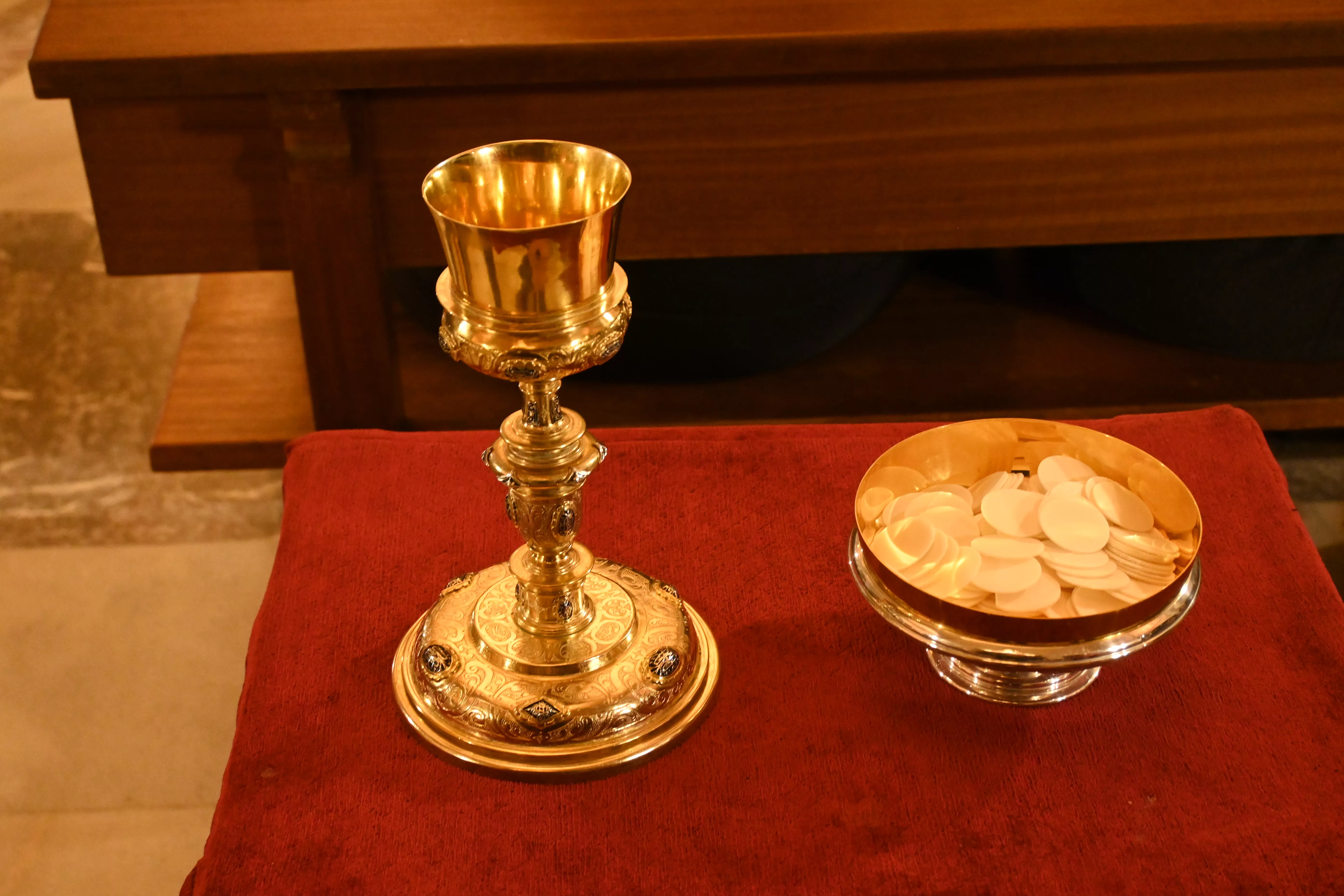 Miércoles de Ceniza en la Catedral de Huesca. Foto Carlos Jalle González