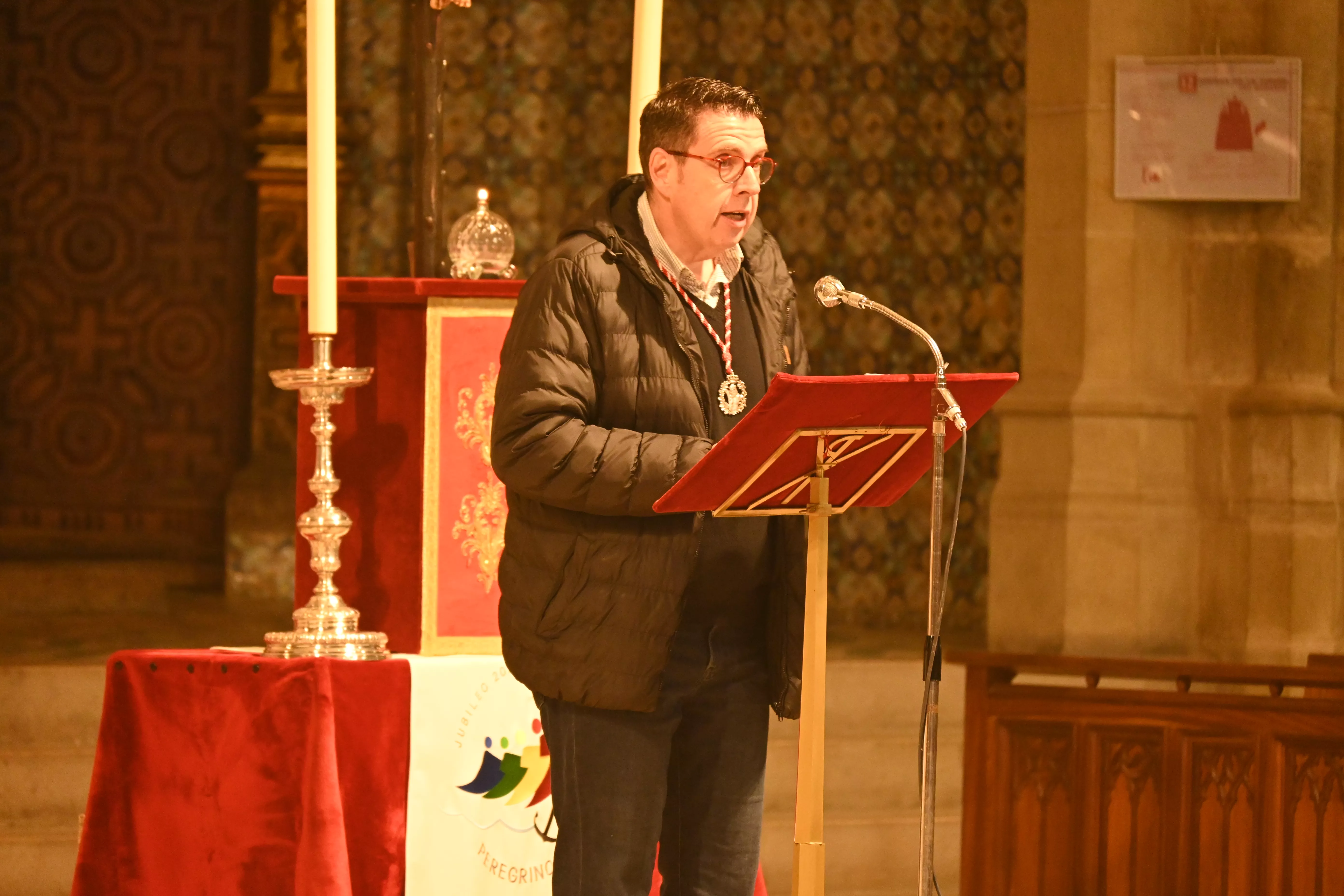 Miércoles de Ceniza en la Catedral de Huesca. Foto Carlos Jalle González