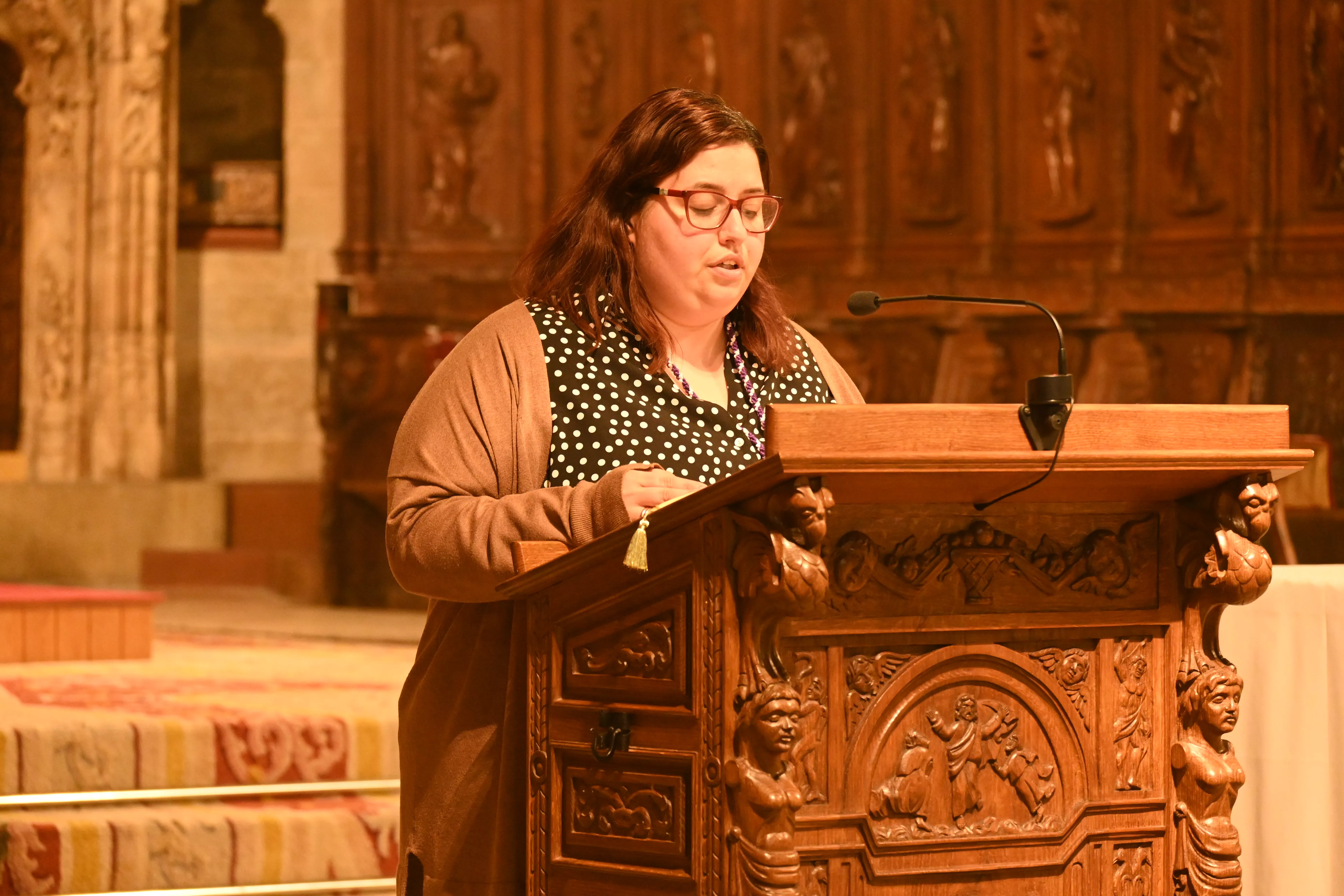 Miércoles de Ceniza en la Catedral de Huesca. Foto Carlos Jalle González