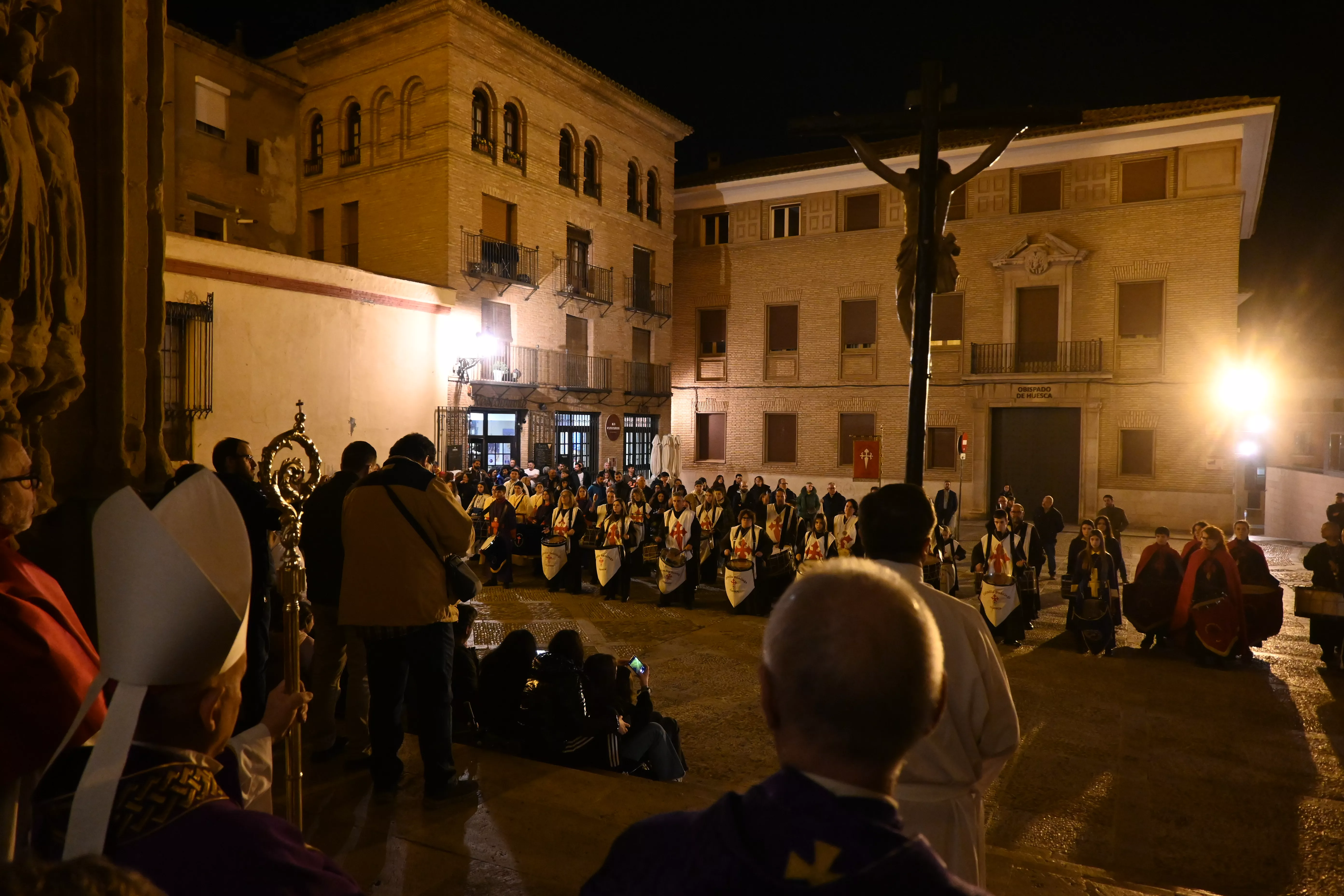 Miércoles de Ceniza en la Catedral de Huesca. Foto Carlos Jalle González