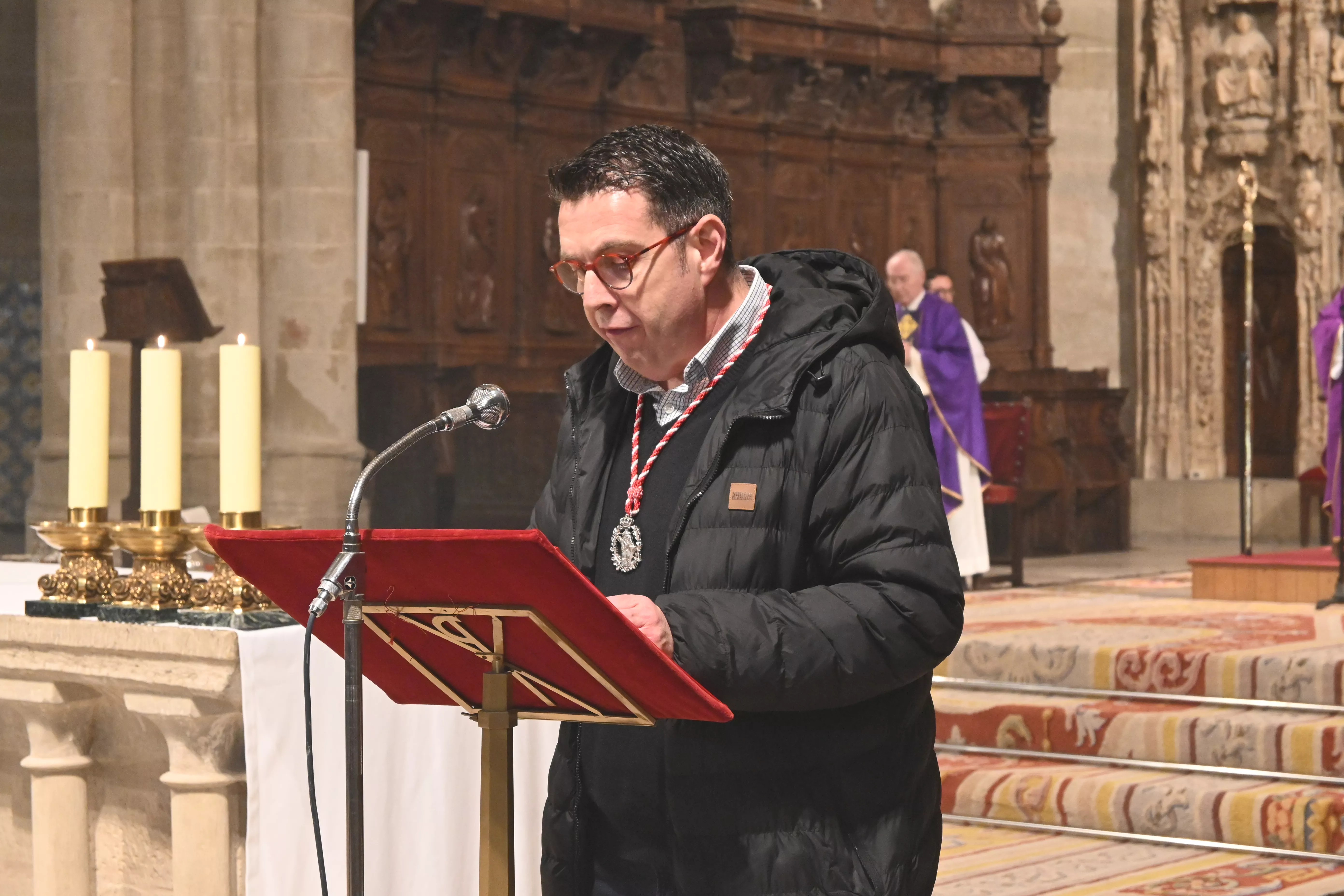 Miércoles de Ceniza en la Catedral de Huesca. Foto Carlos Jalle González