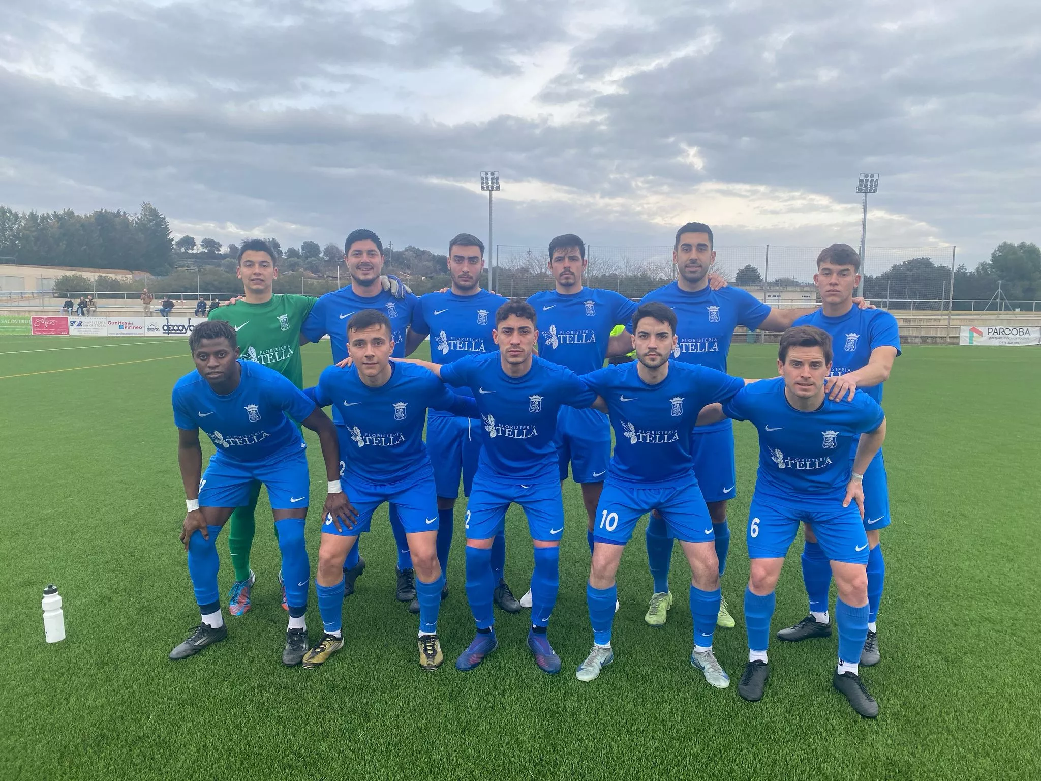 Once de la Peña Ferranca en un partido de esta temporada.