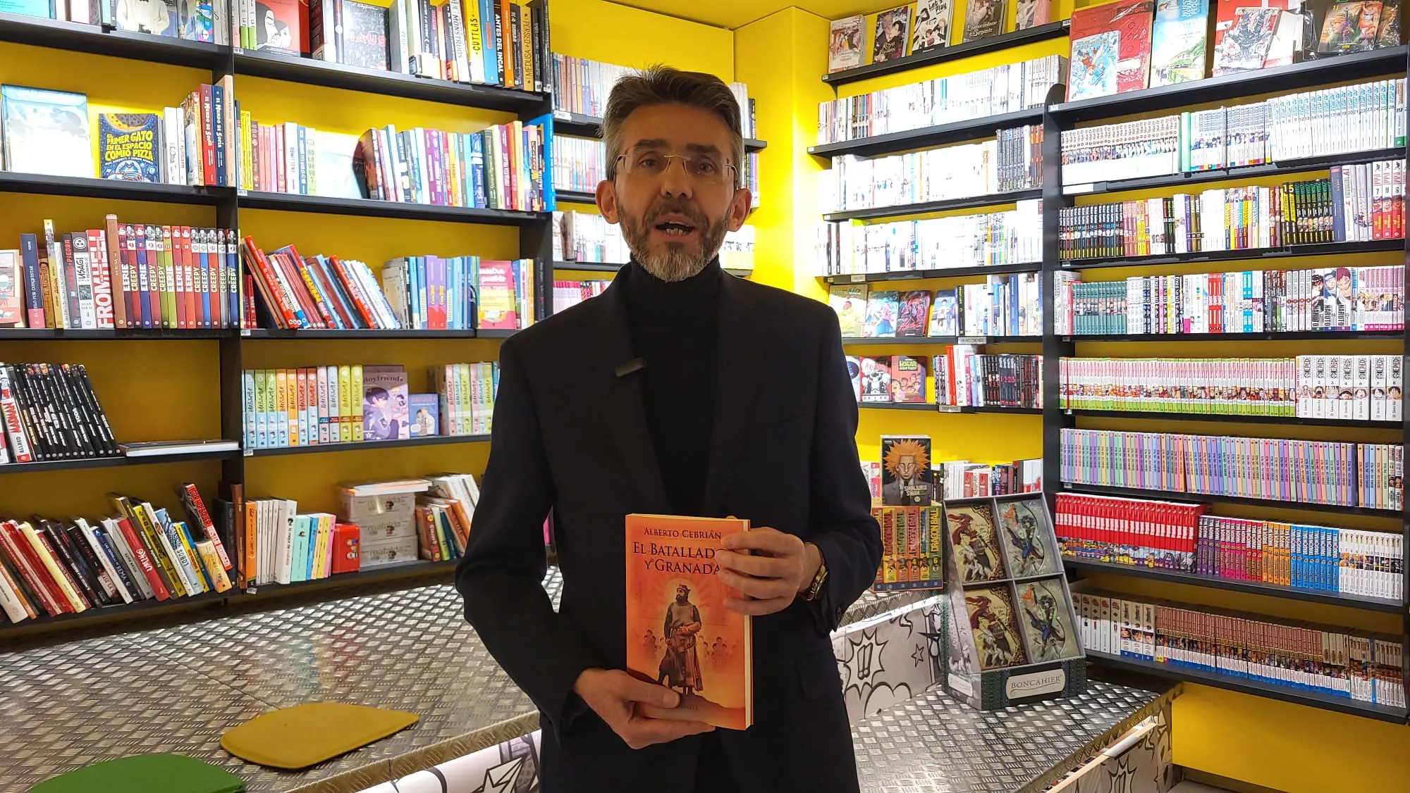 Presentación de El Batallador y Granada de Alberto Cebrián en Santos Ochoa