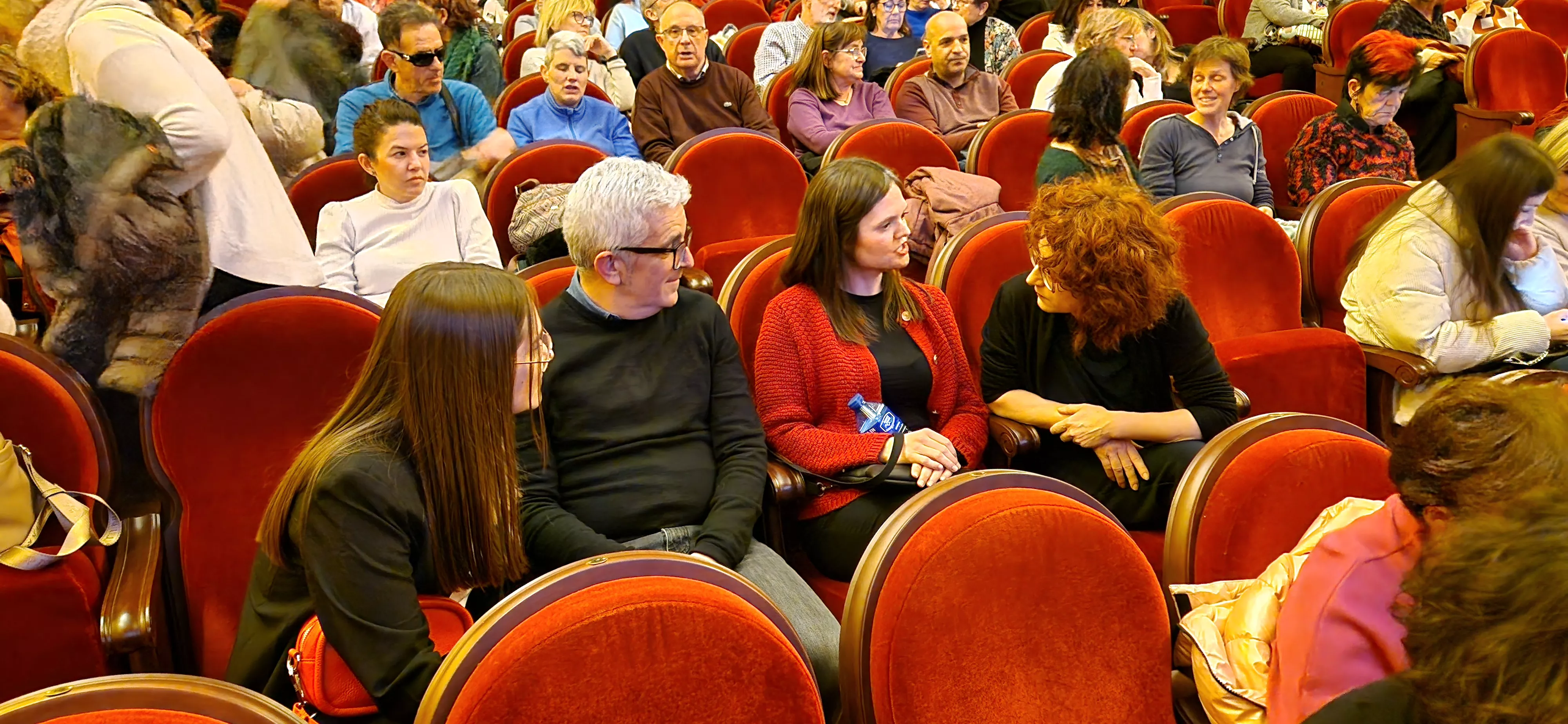 Cine Fórum de la Cruz Blanca sobre adicciones. Foto Myriam Martínez