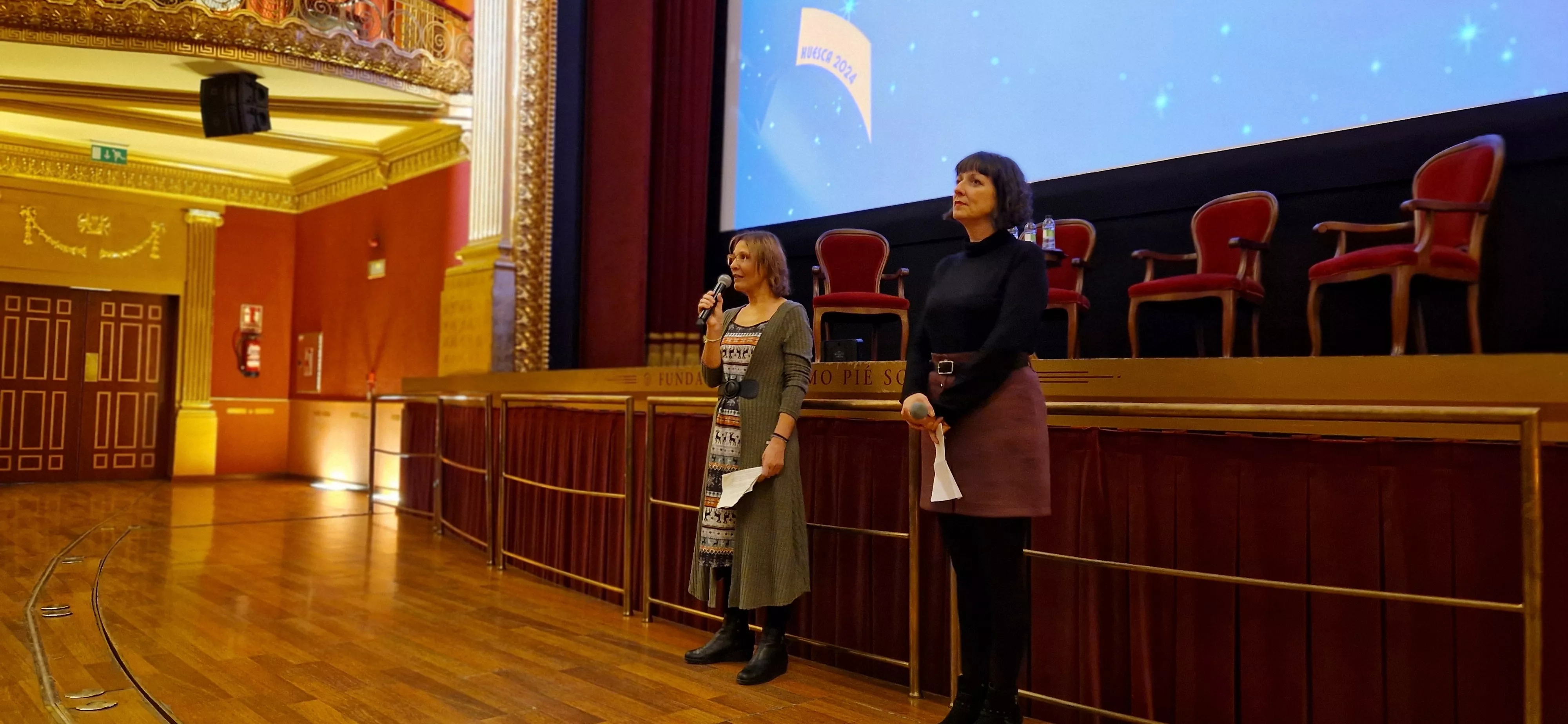 Ana Gota y Estela Rasal. Foto Myriam Martínez