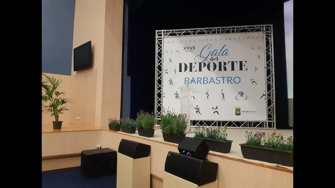 Cartel de la Gala del Deporte de Barbastro