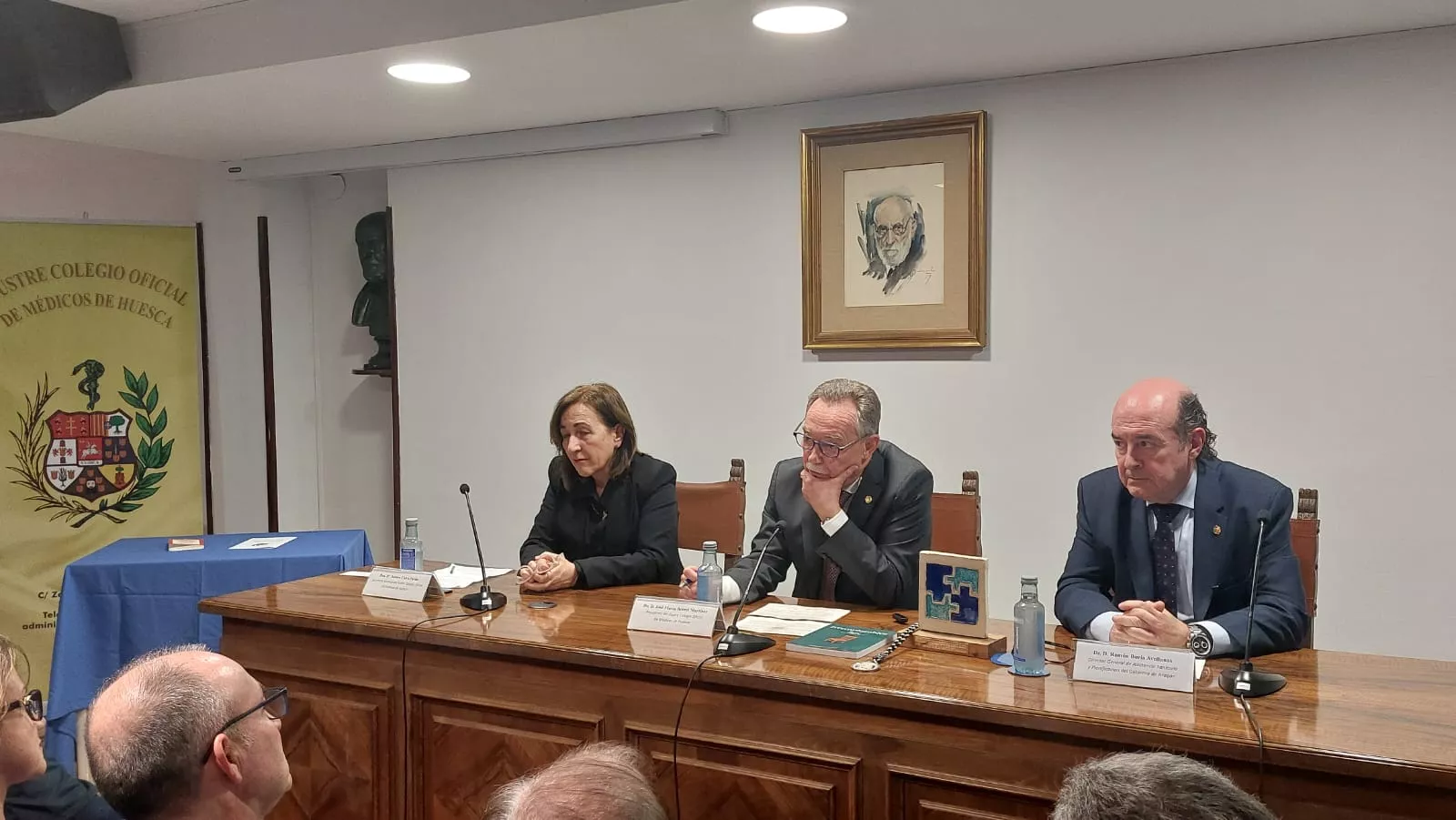Toma de posesión de la nueva Junta del Colegio de Médicos de Huesca