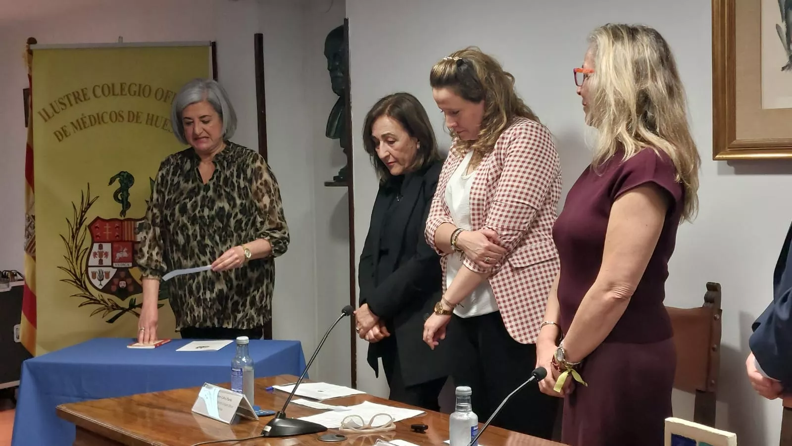 Toma de posesión de la nueva Junta del Colegio de Médicos de Huesca