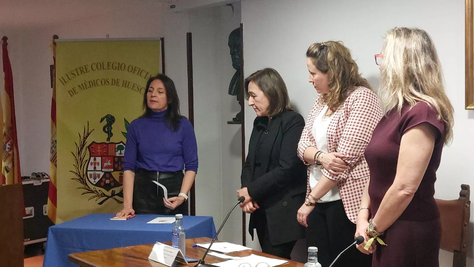 Toma de posesión de la nueva Junta del Colegio de Médicos de Huesca