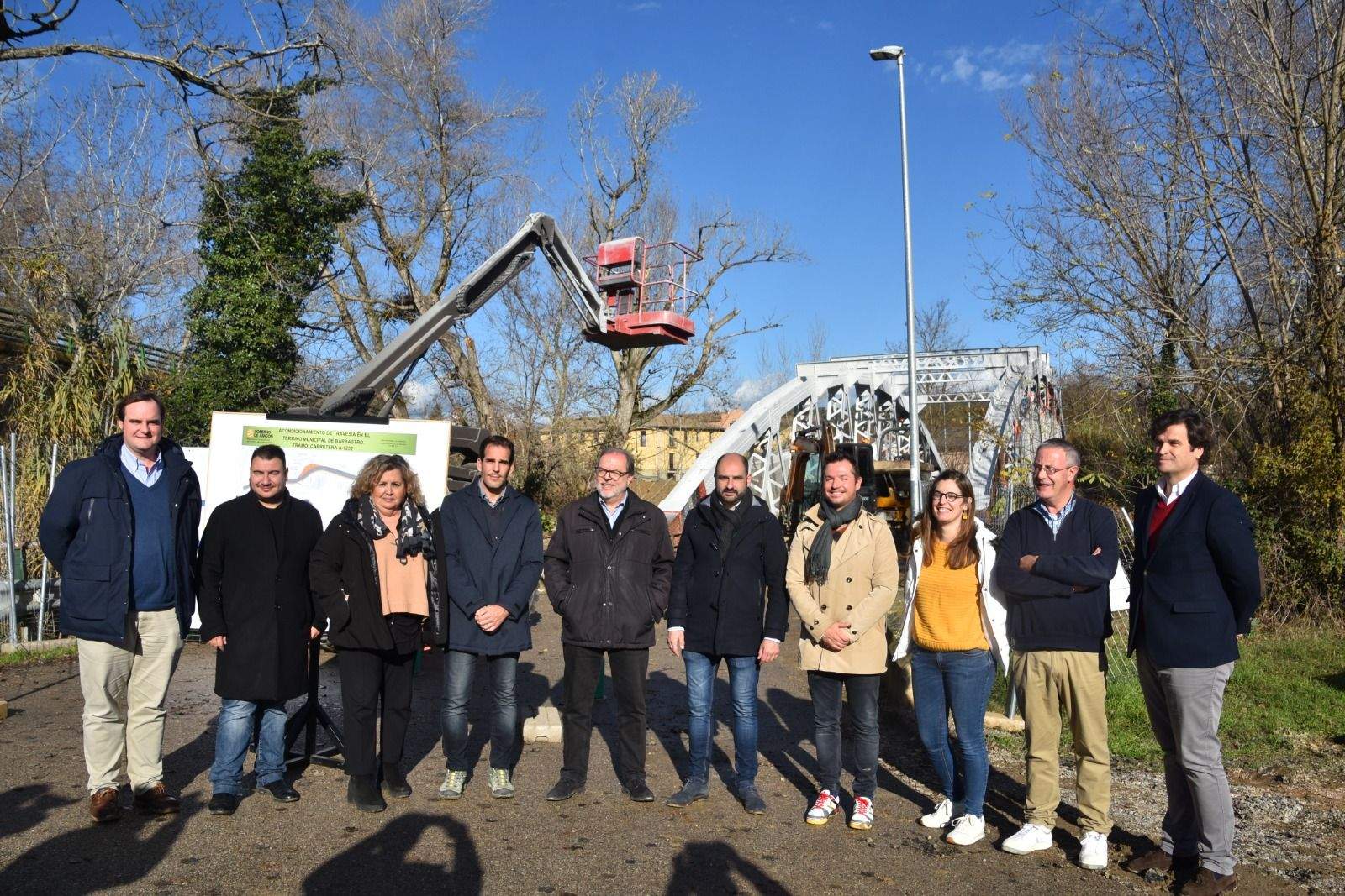 Visita a la travesía de Barbastro y al Puente de Santa Fé (en la foto)
