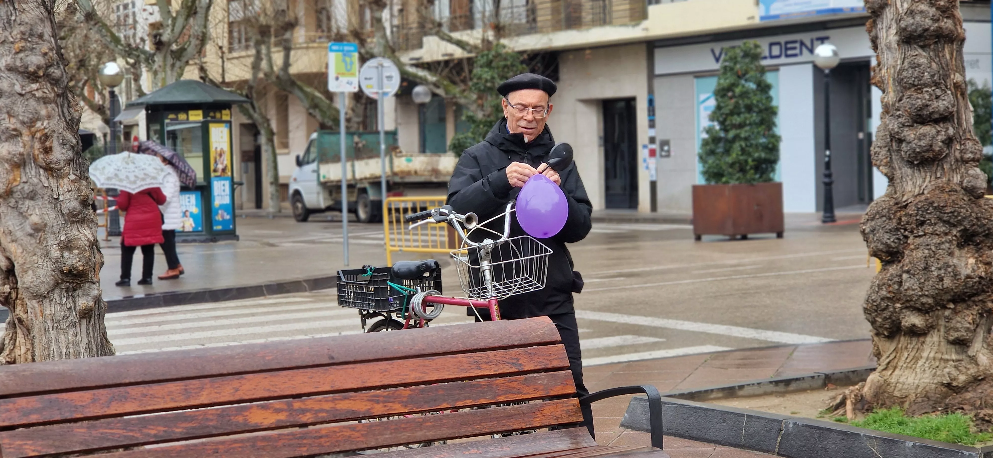 Andada feminista en Huesca con motivo del 8M Día Internacional de la Mujer. Foto Myriam Martínez