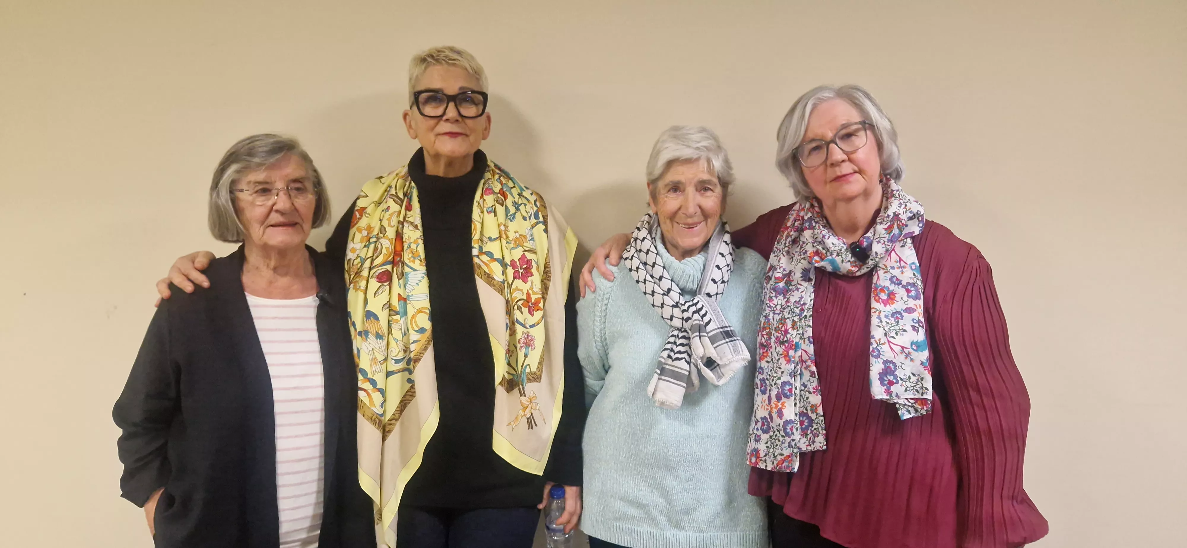 Angelines Ferrer, María Sarsa, Antonia Piedrafita y Marisol Punzano. Foto Myriam Martínez