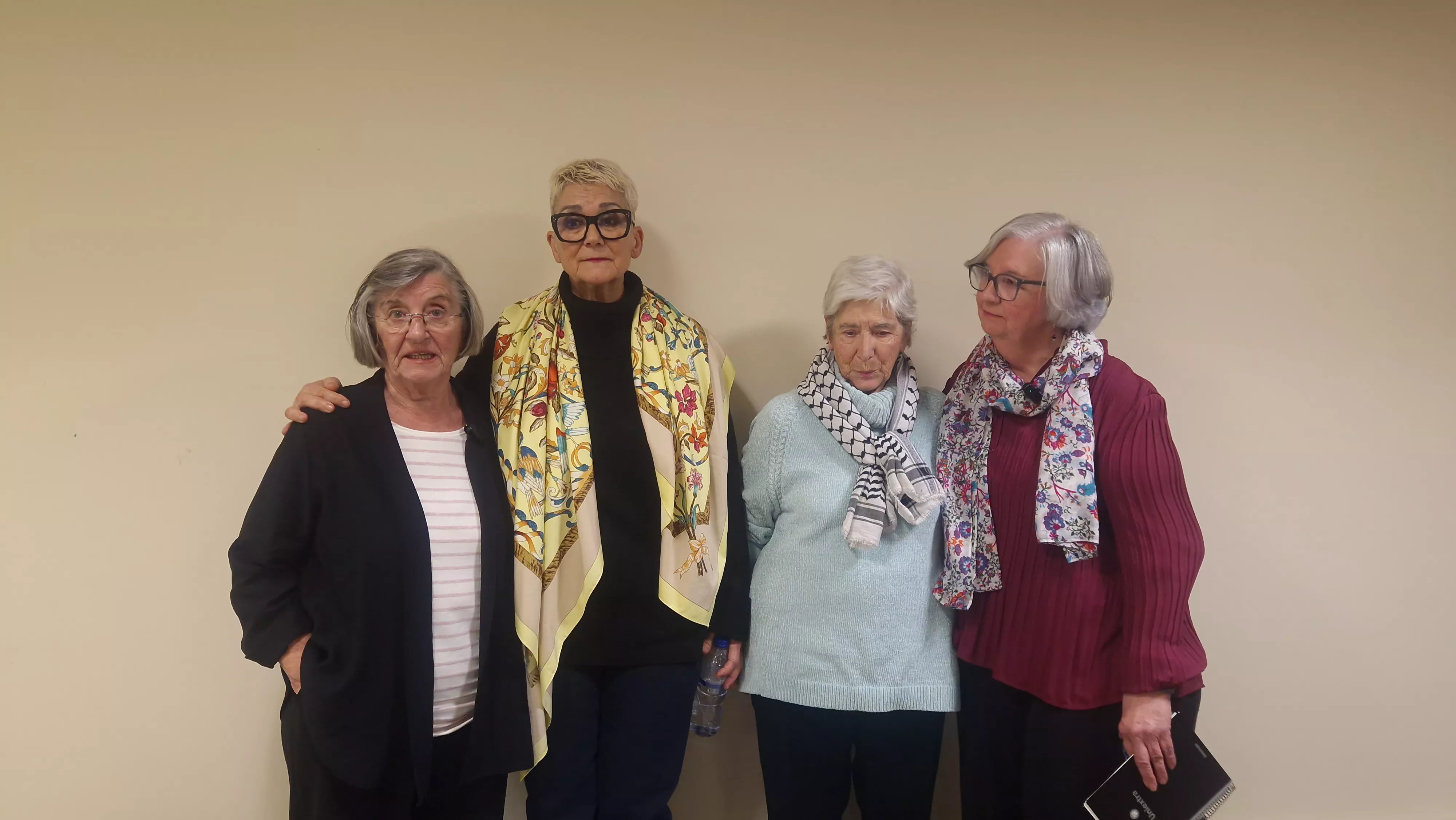 Angelines Ferrer, María Sarsa, Antonia Piedrafita y Marisol Puzano. Foto Myriam Martínerz