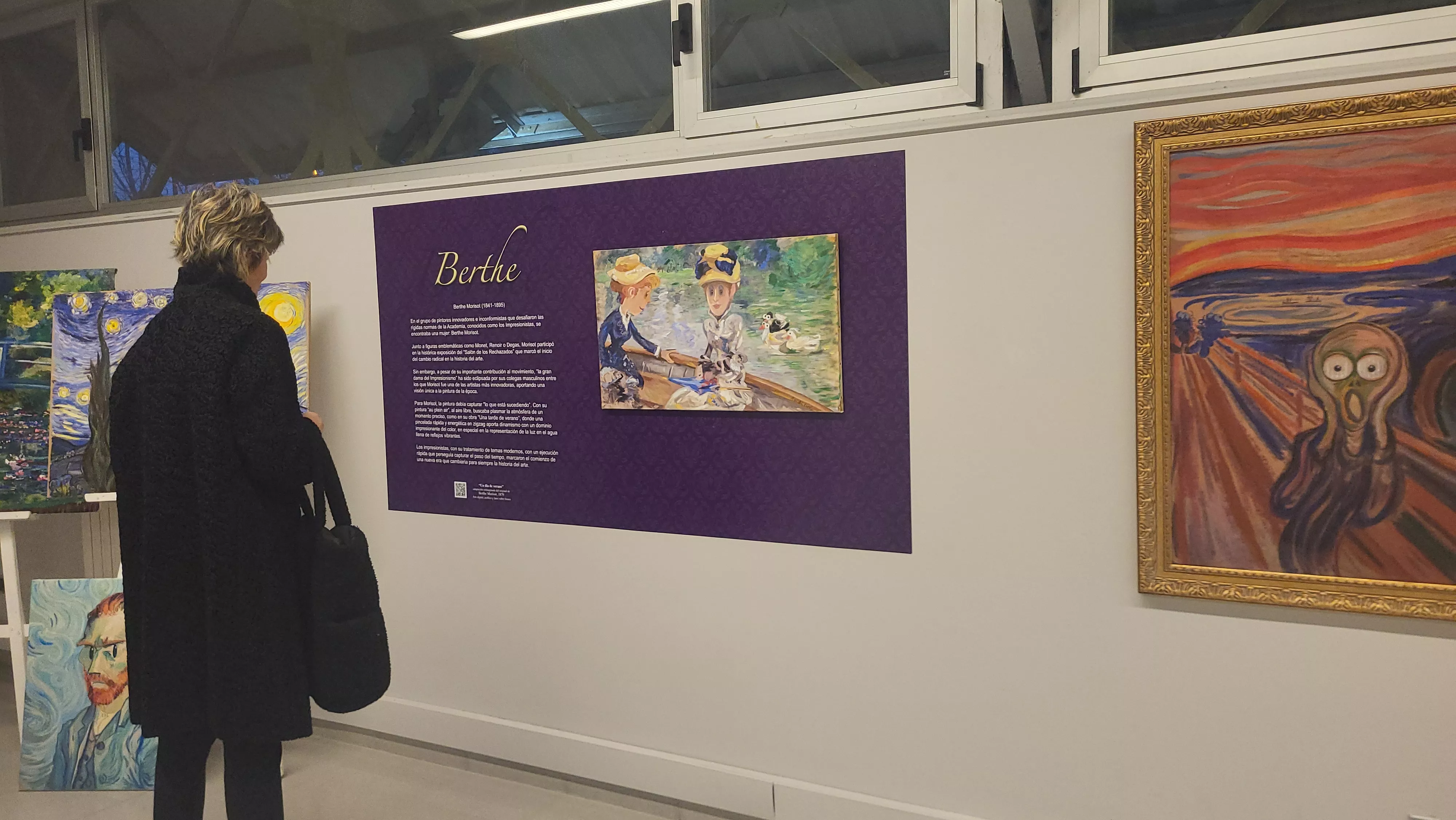 Inauguración de la exposición de Agustín Lorés '¡Menudas Artistas!' en Huesca. Foto Mercedes Manterola