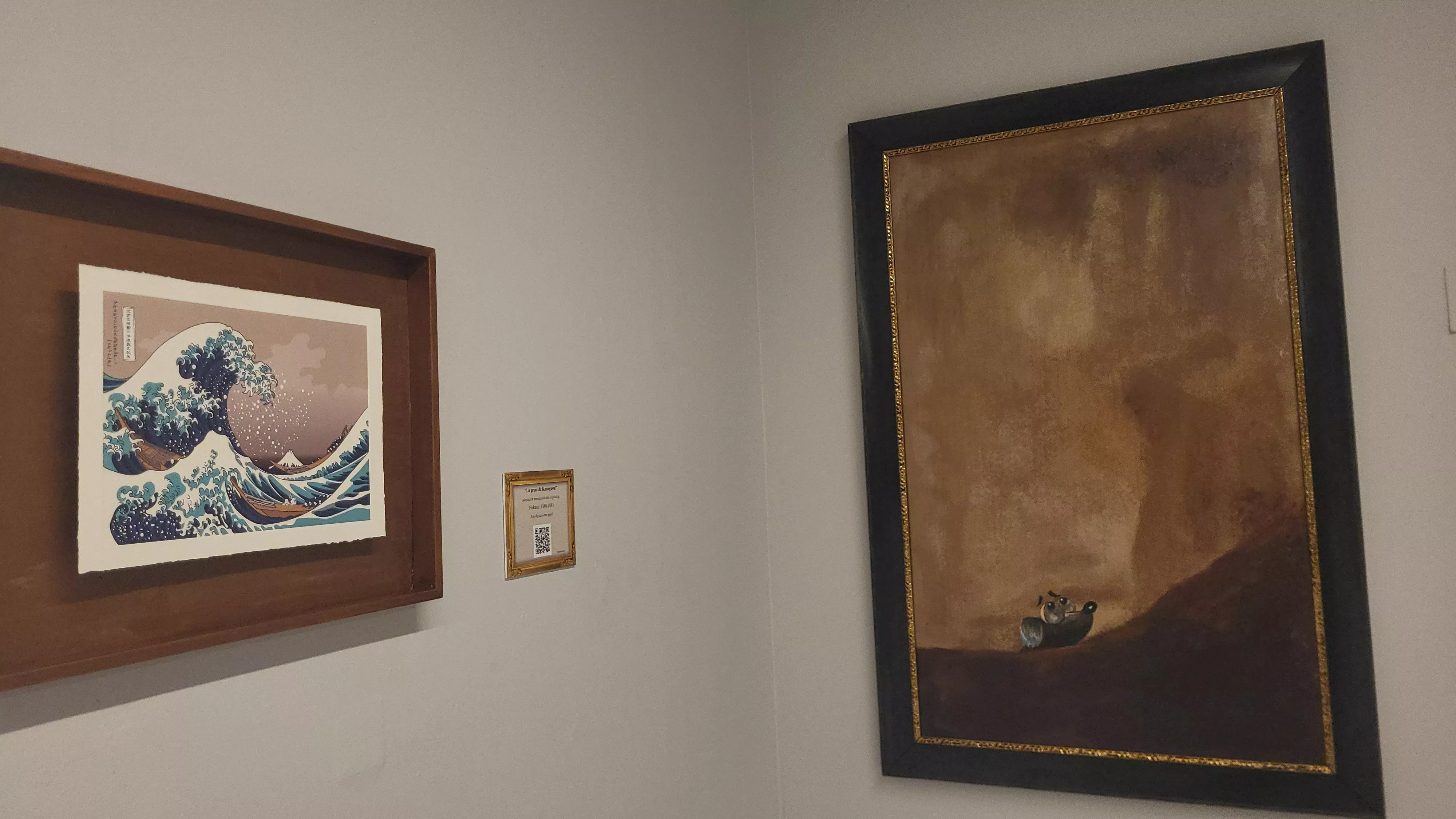 Inauguración de la exposición de Agustín Lorés '¡Menudas Artistas!' en Huesca. Foto Mercedes Manterola