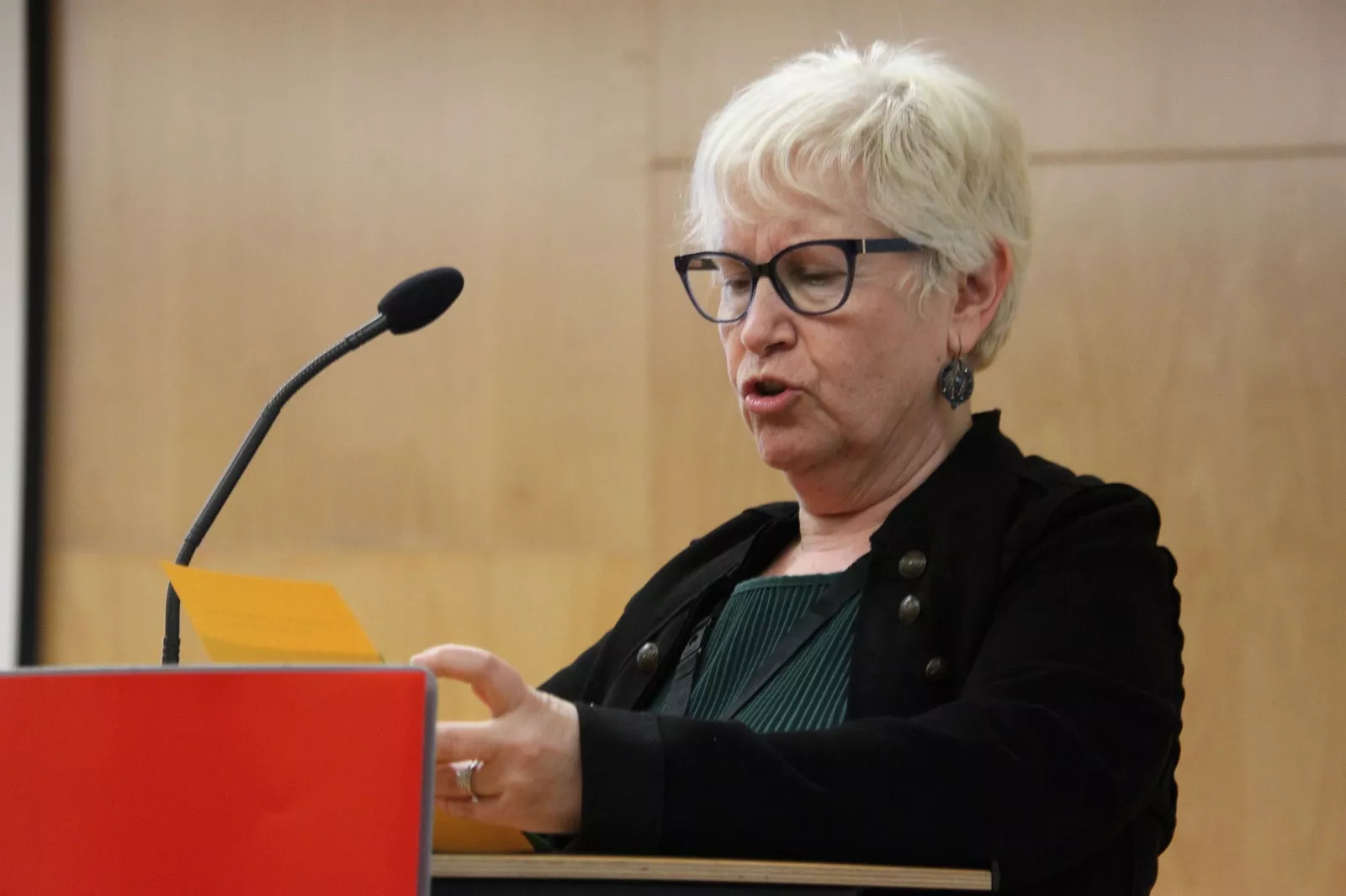 Elección de  José Vegas Grau, como nuevo secretario de la UC de CCOO de Huesca Occidental. Foto Carlos Neofato