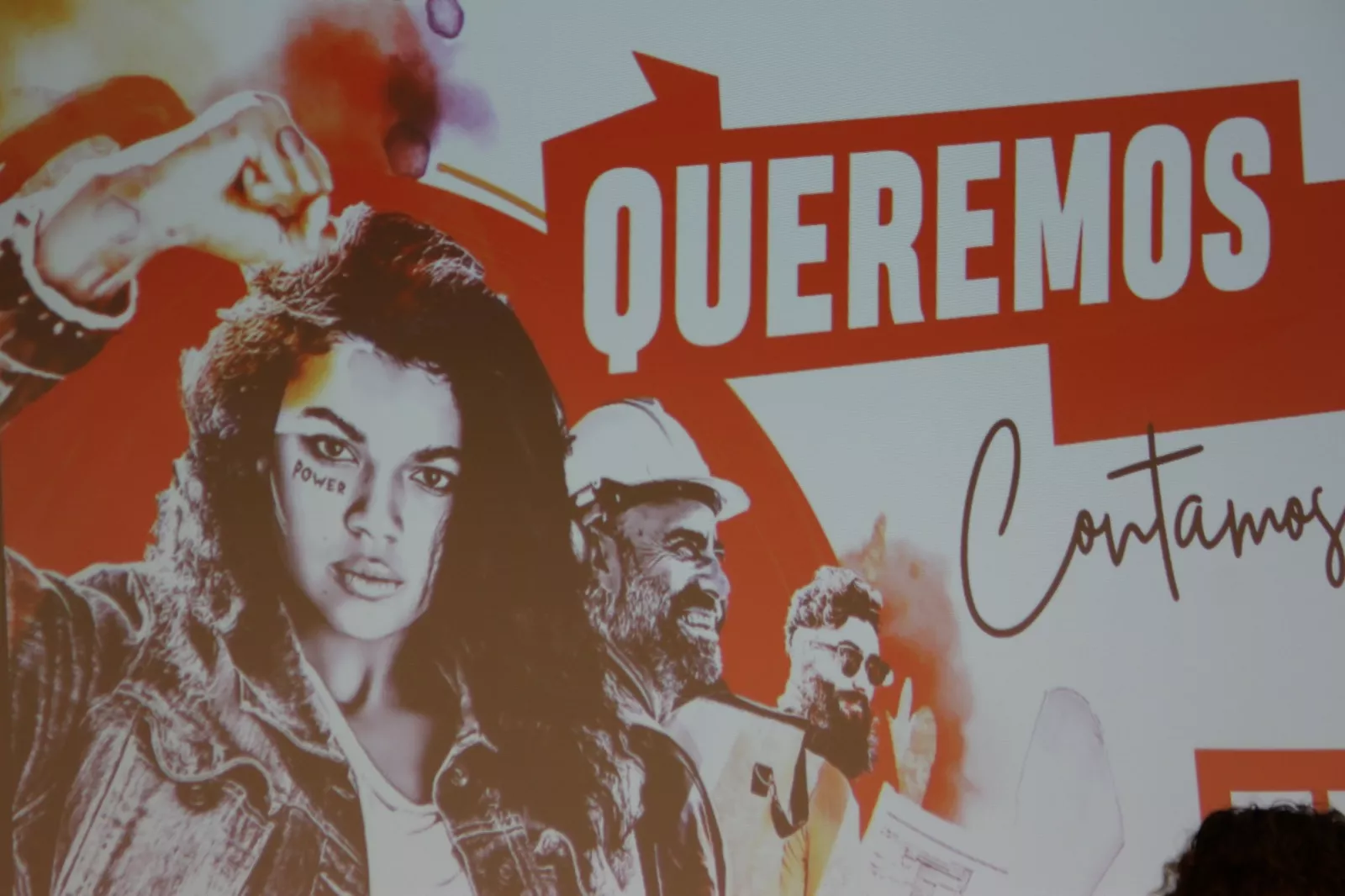 Elección de  José Vegas Grau, como nuevo secretario de la UC de CCOO de Huesca Occidental. Foto Carlos Neofato