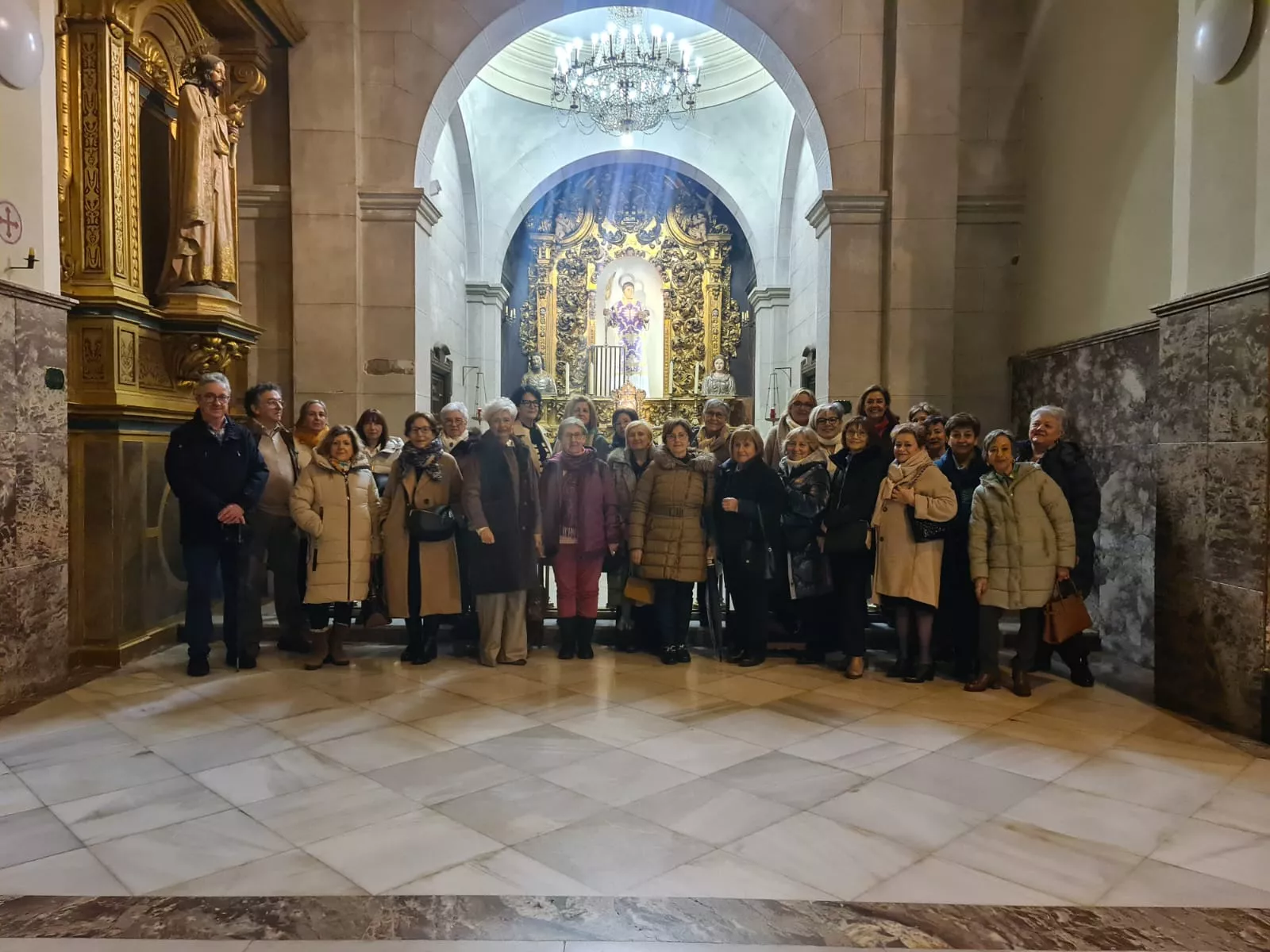 Asociación de Jubiladas del Colegio de Enfermería con motivo de la festividad de San Juan de Dios