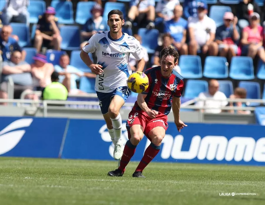 Iker Kortajarena, de los más aseados entre los jugadores del Huesca