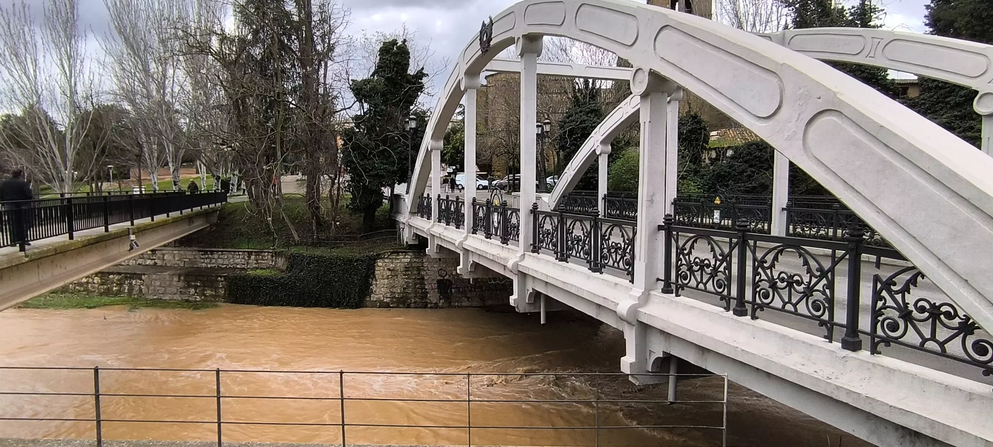 El río Isuela, a su paso por el Puente de San Miguel. Foto Joaquín Santafé