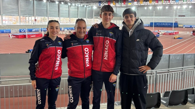 El Hinaco y Pol Oriach en Salamanca. El Hinaco y Pol Oriach en Salamanca.