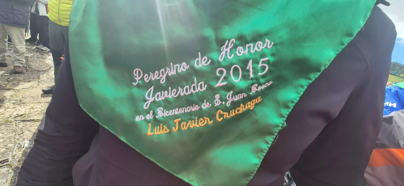  Javieres en el destino de la peregrinación al Castillo de Javier. Foto Juanlu Herrero