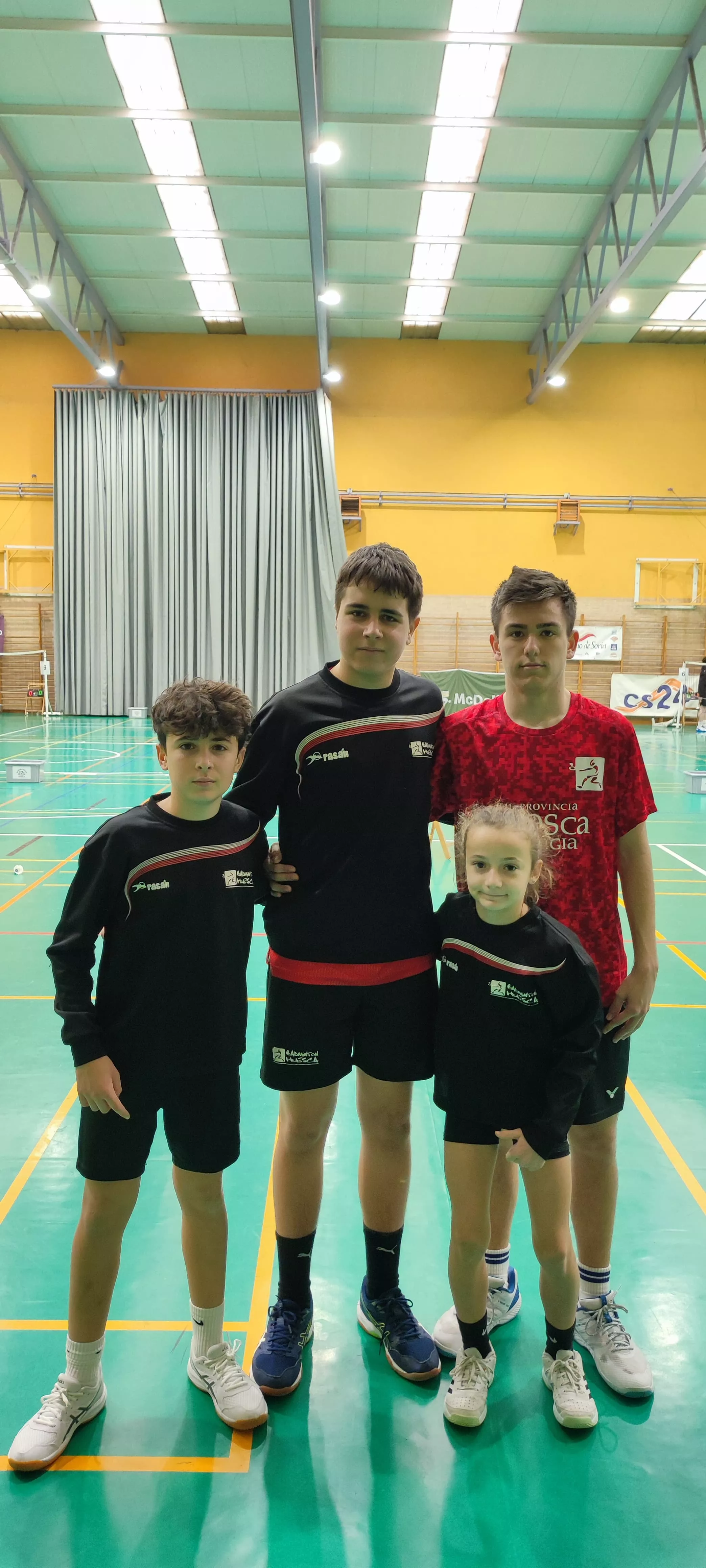 Jugadores del Huesca La Magia en Soria.