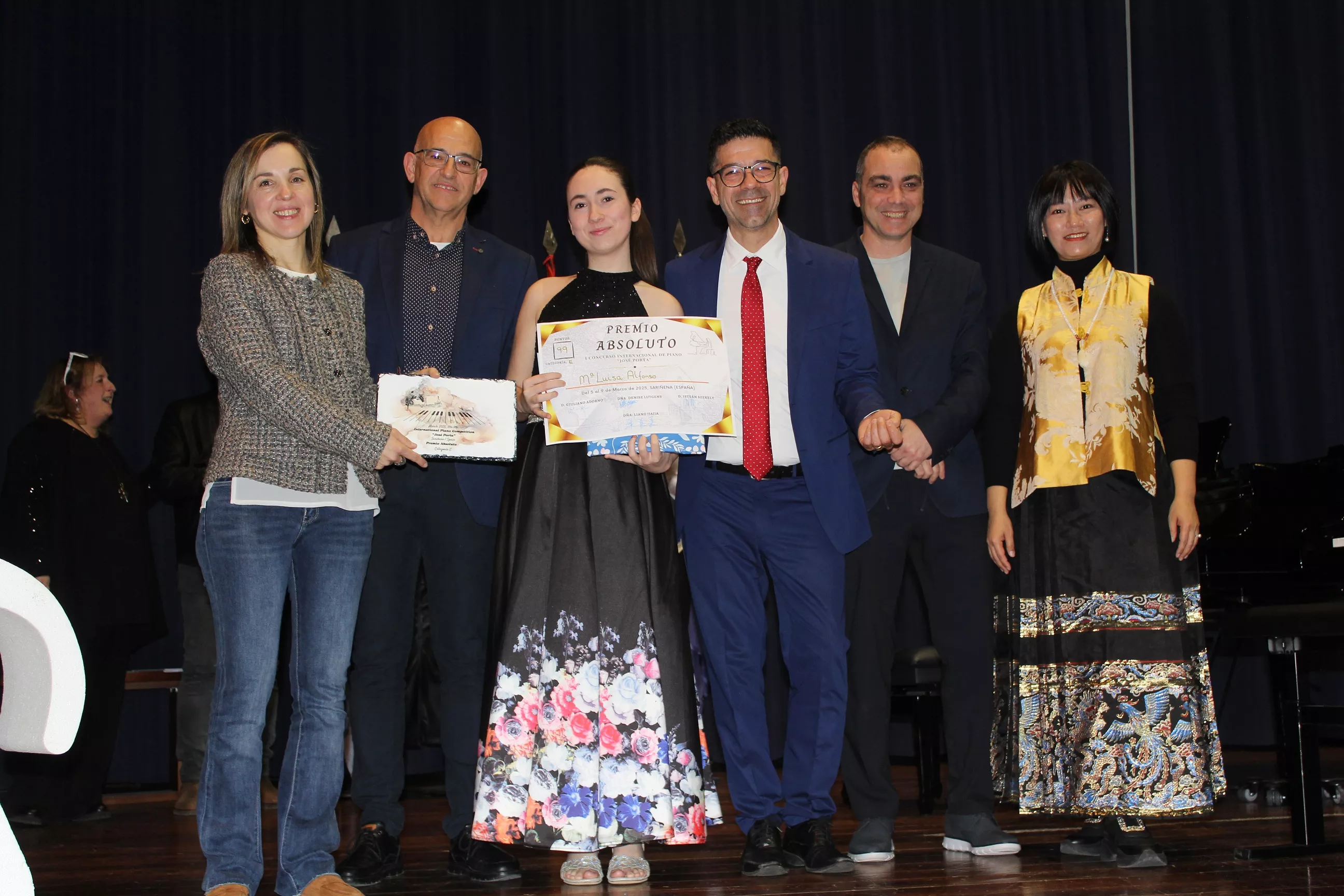 María Luisa Alfonso, ganadora absoluta en la máxima categoría de edad del Concurso Internacional de Piano José Porta