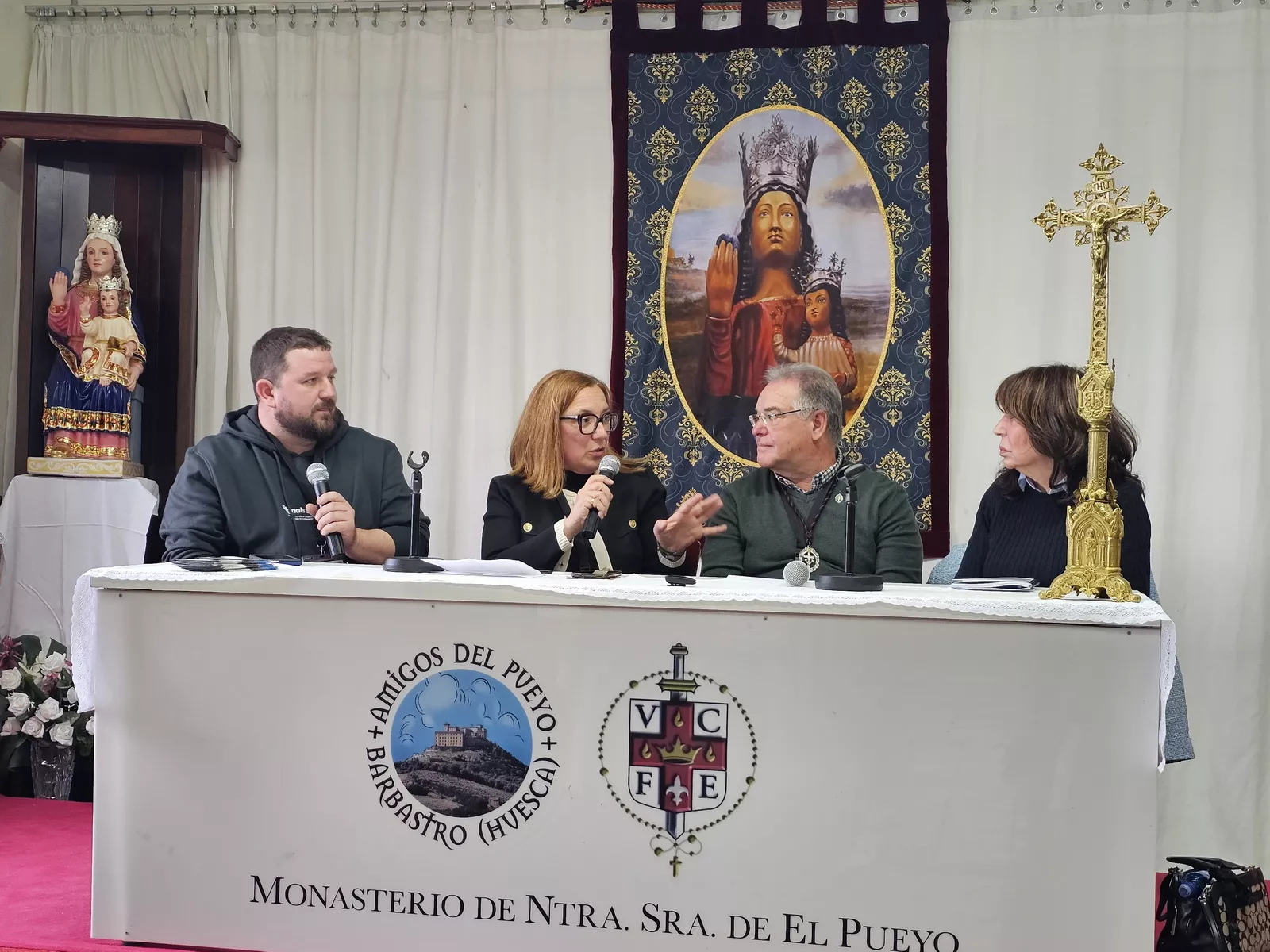 Encuentro de Cofradías, Hermandades y Asociaciones de Religiosidad Popular en el Monasterio de El Pueyo