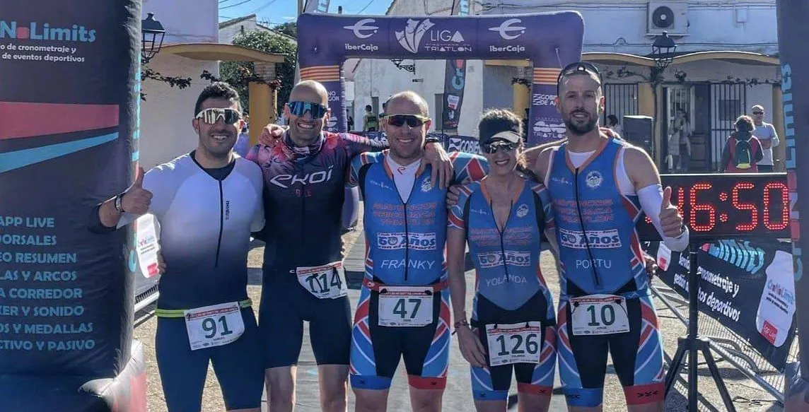 Buen papel de los cuatro Mayencos en el Regional de duatlón
