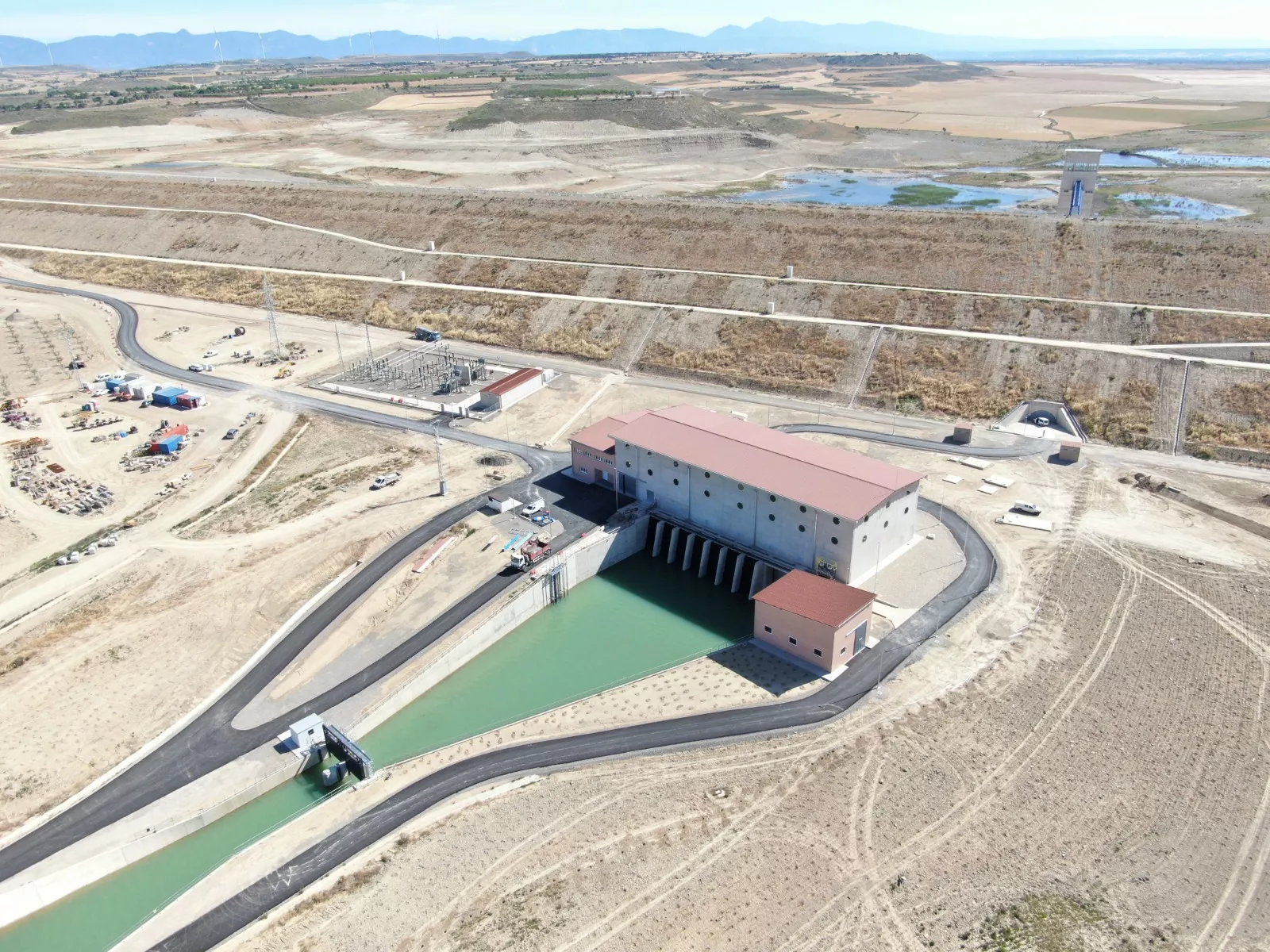 Embalse de Almudévar. Embalse de Almudévar.