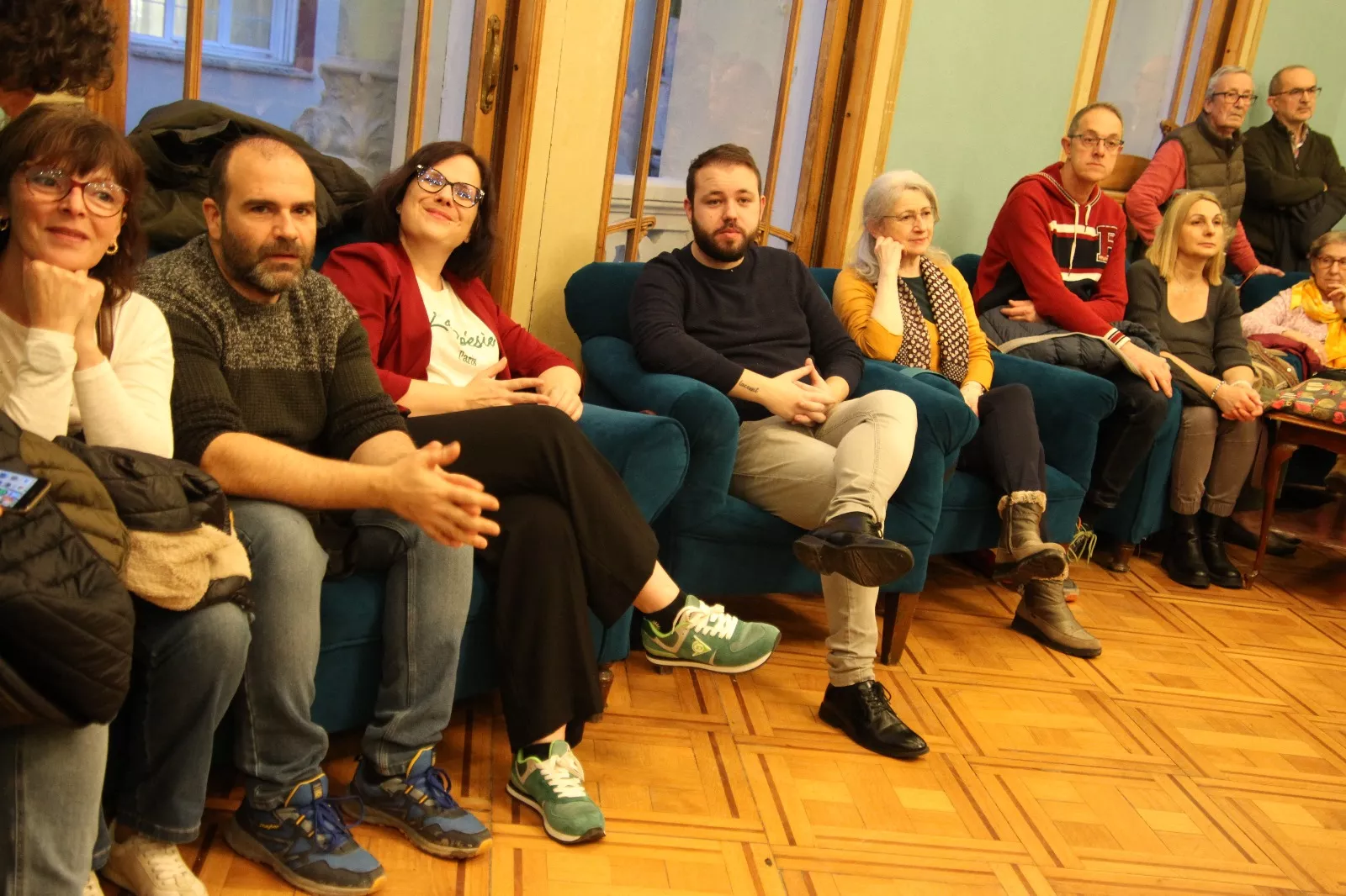 Julián Casanova presenta su libro "Franco" en Huesca. Foto Carlos Neofato