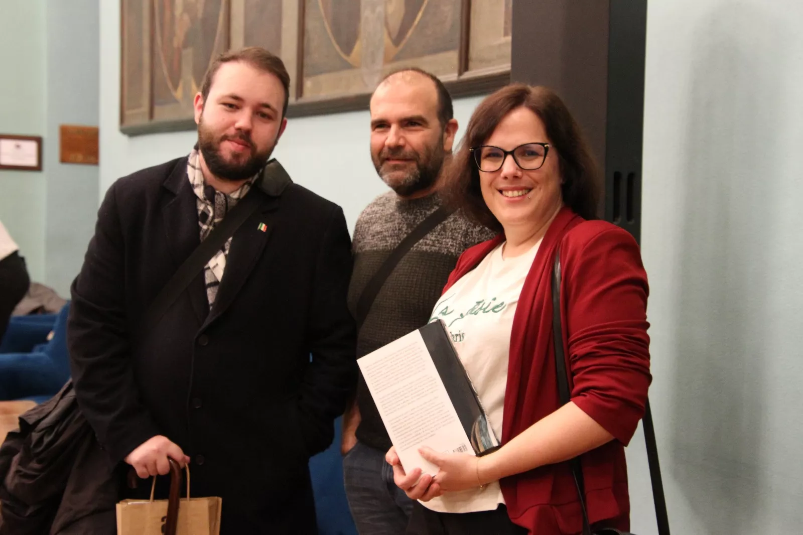 Julián Casanova presenta su libro "Franco" en Huesca. Foto Carlos Neofato