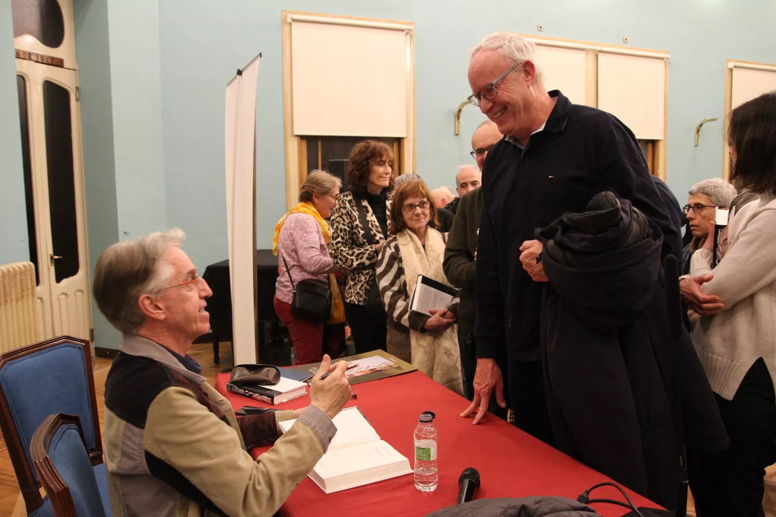 Julián Casanova presenta su libro "Franco" en Huesca. Foto Carlos Neofato